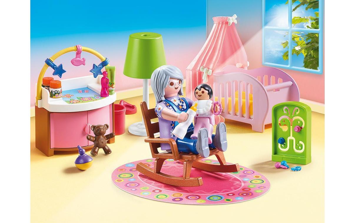 Playmobil® Spielbausteine »Dollhouse Babyzimmer 70210«, (43 St.)