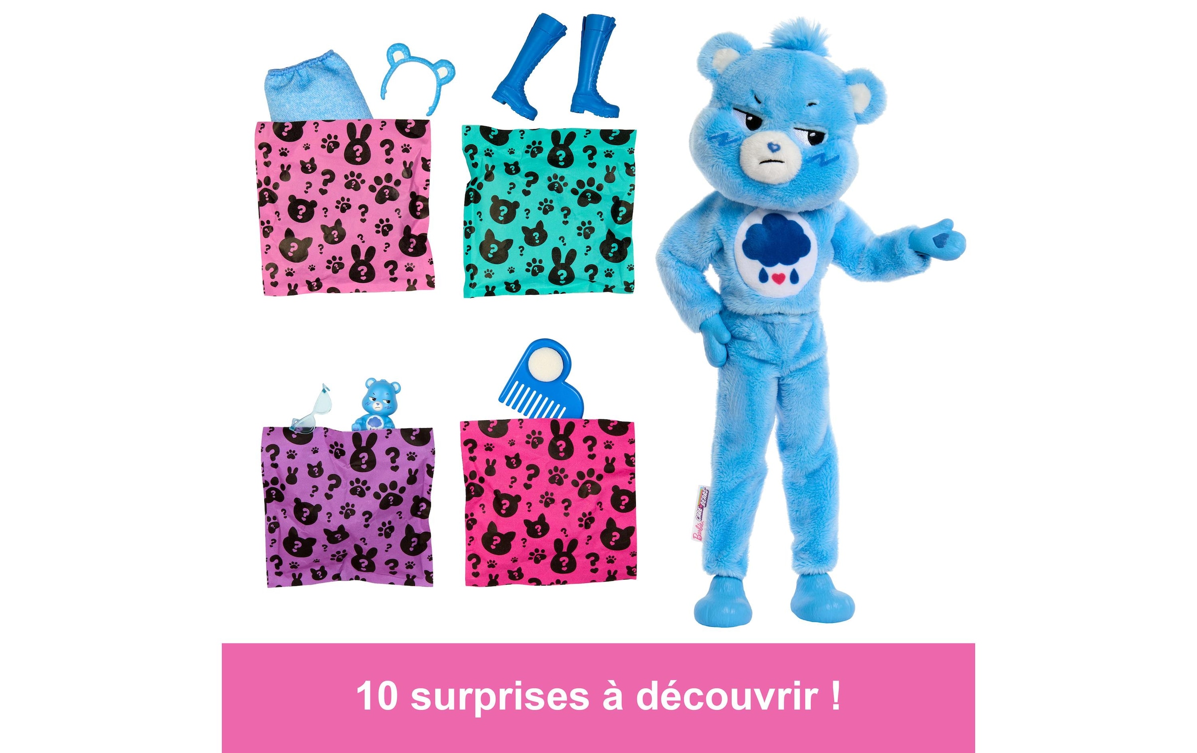 Barbie Anziehpuppe »Cutie Reveal Care Bears 3 - Brummbärchi«