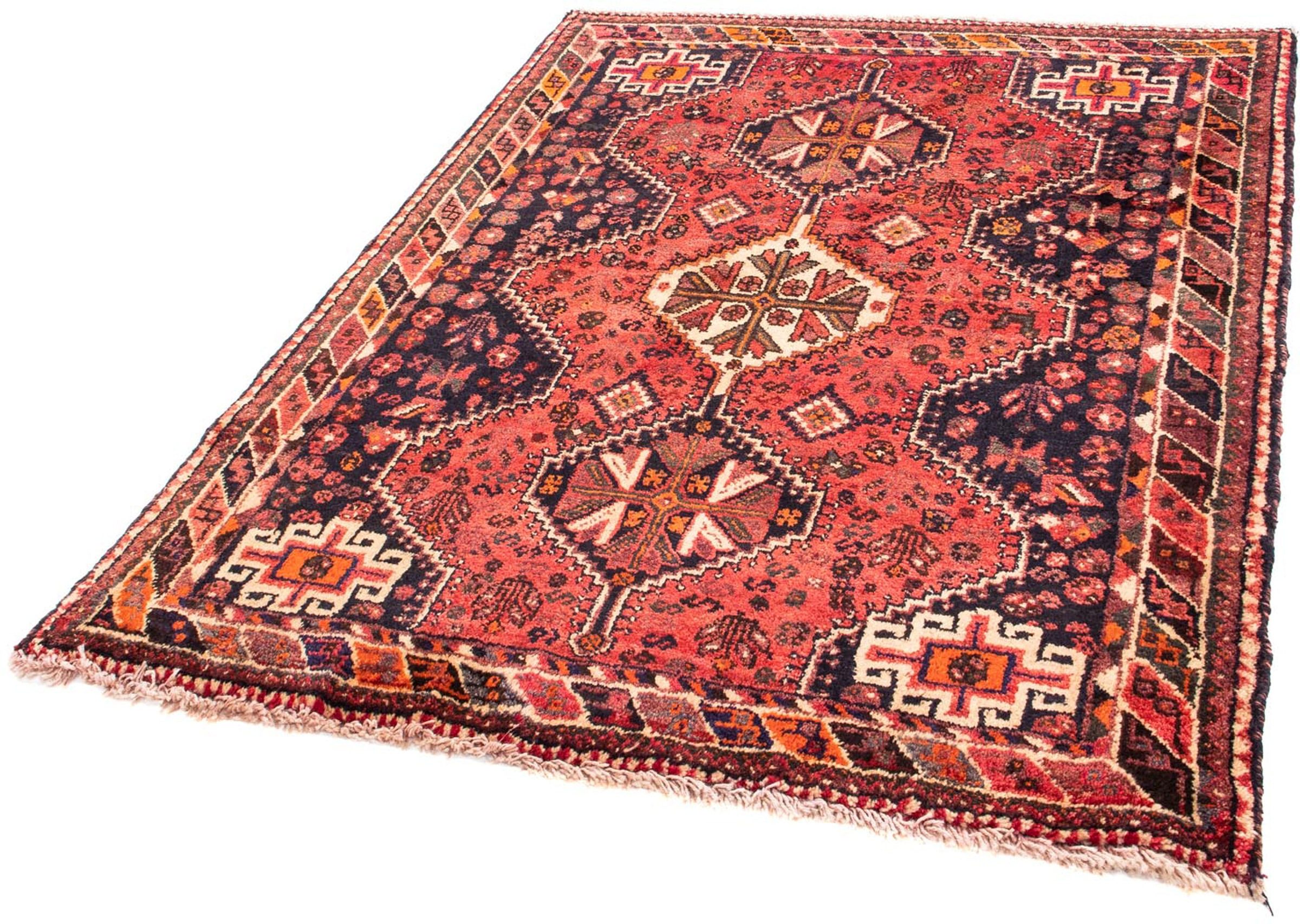 Image of morgenland Orientteppich »Perser - Nomadic - 145 x 120 cm - dunkelrot«, rechteckig, 10 mm Höhe, Wohnzimmer, Handgeknüpft, Einzelstück mit Zertifikat bei Ackermann Versand Schweiz