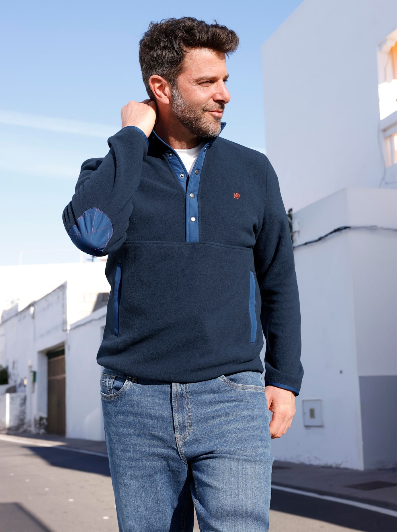 Image of Marco Donati Fleeceshirt "Fleece-Shirt" 1