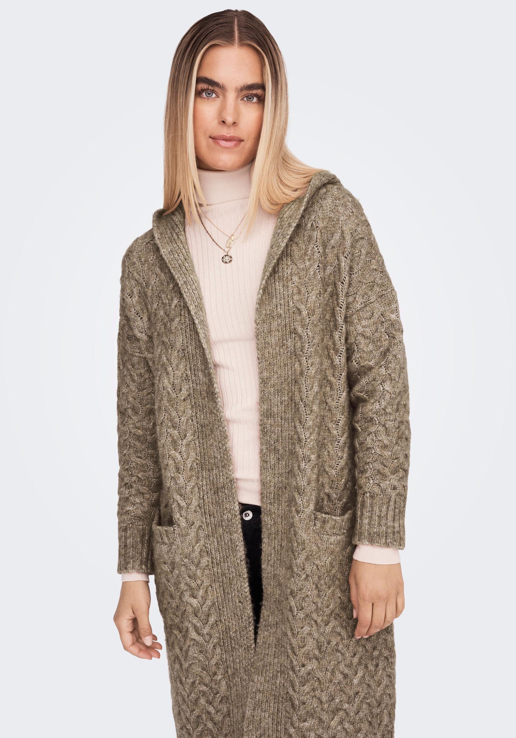 Image of Only Longstrickjacke »ONLTRUDY LIFE L/S HOOD CARDIGAN KNT« bei Ackermann Versand Schweiz