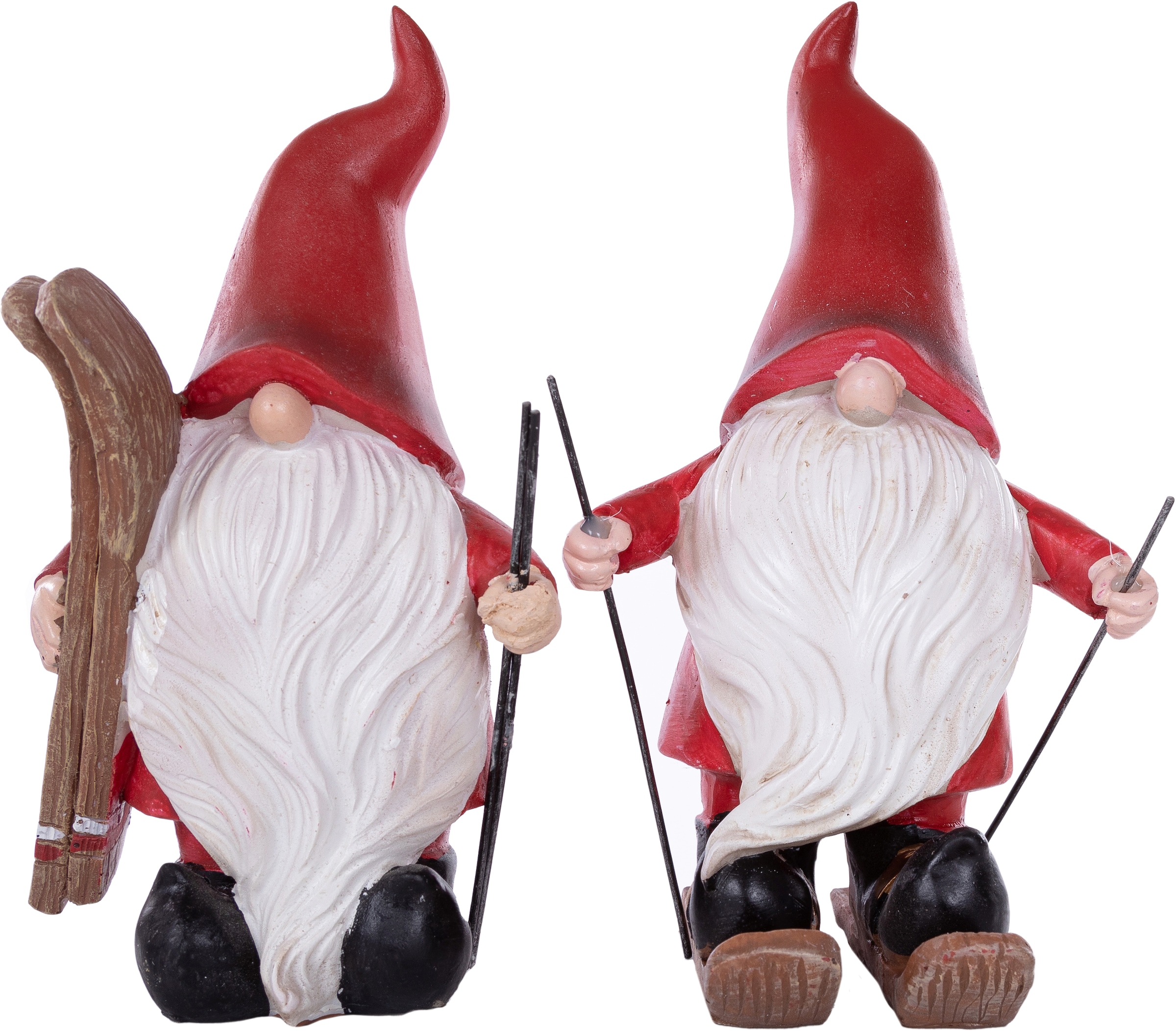 Image of Myflair Möbel & Accessoires Weihnachtsfigur "Weihnachtsdeko rot" Wichtel auf Skiern, Höhe ca. 20 cm