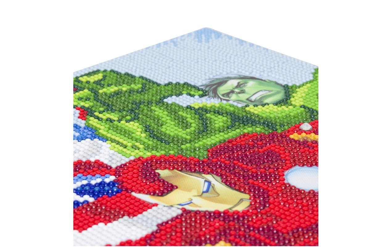 Kreativset »CRAFT Buddy Crystal Art Marvel Avengers 30 x 30 cm«, (11 tlg.)