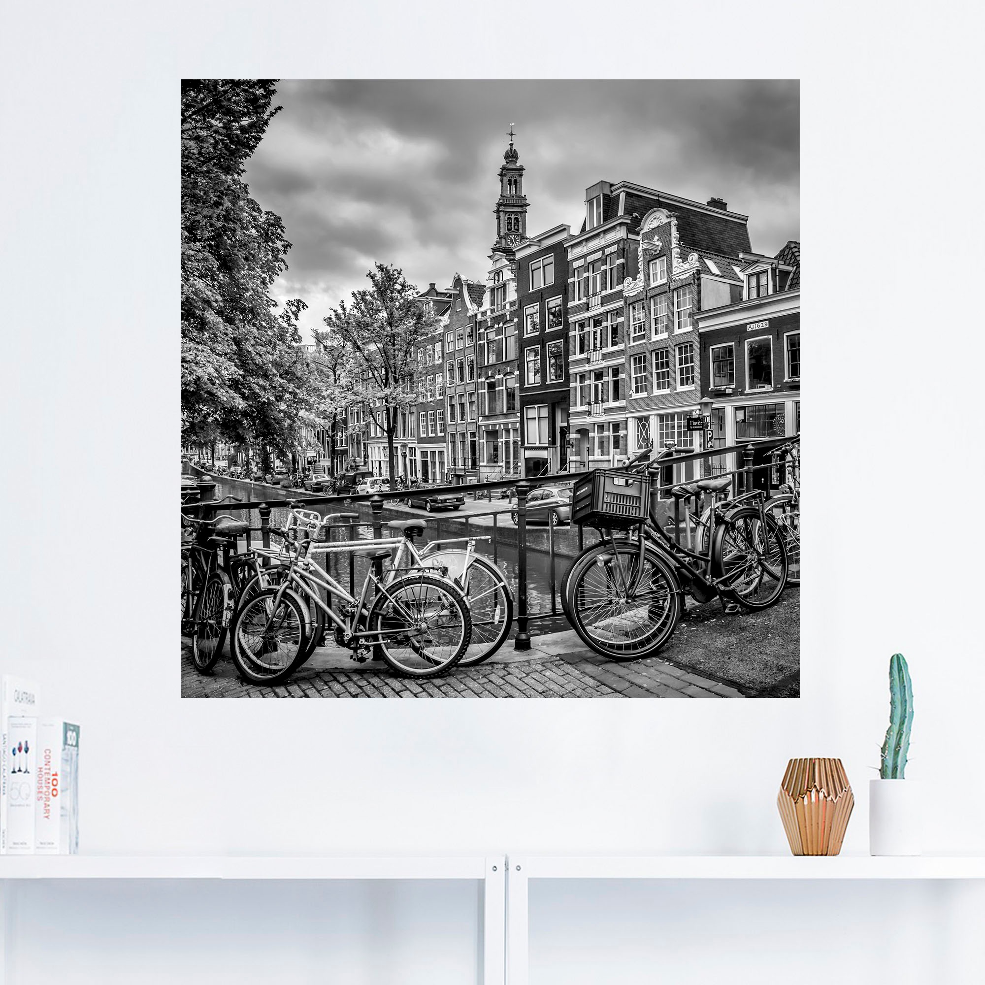 Artland Wandbild »Amsterdam St.), Bloemgracht«, als günstig Leinwandbild, in Poster kaufen (1 versch. Amsterdam, Alubild, Wandaufkleber Grössen oder