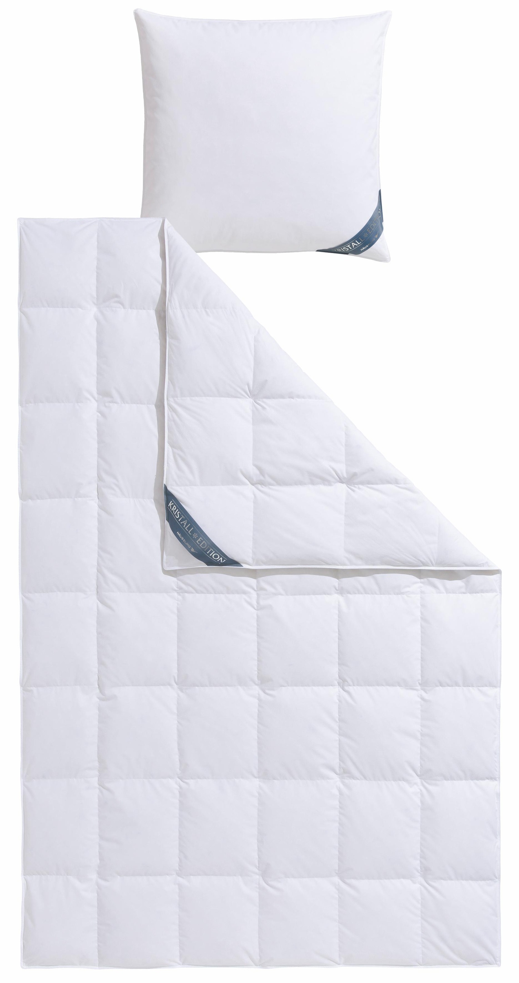 Haeussling Daunenbettdecke + Kopfkissen »Kristall Edition« Spar-Set in verschiedenen Wärmeklasssen