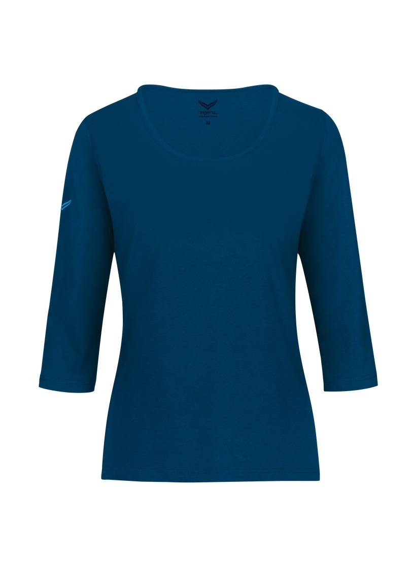 Trigema T-Shirt »TRIGEMA 3/4 Arm Shirt aus Biobaumwolle« 1 Stk.