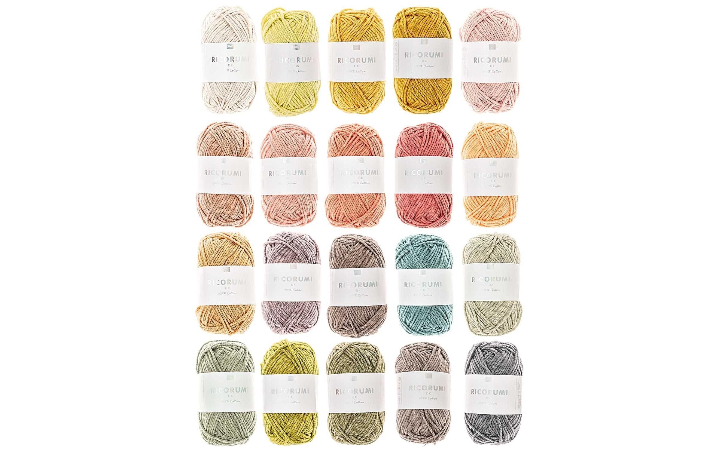 Rico-Design Verlag Stickgarn »Ricorumi Set Limited 25 g, 20-teilig,«