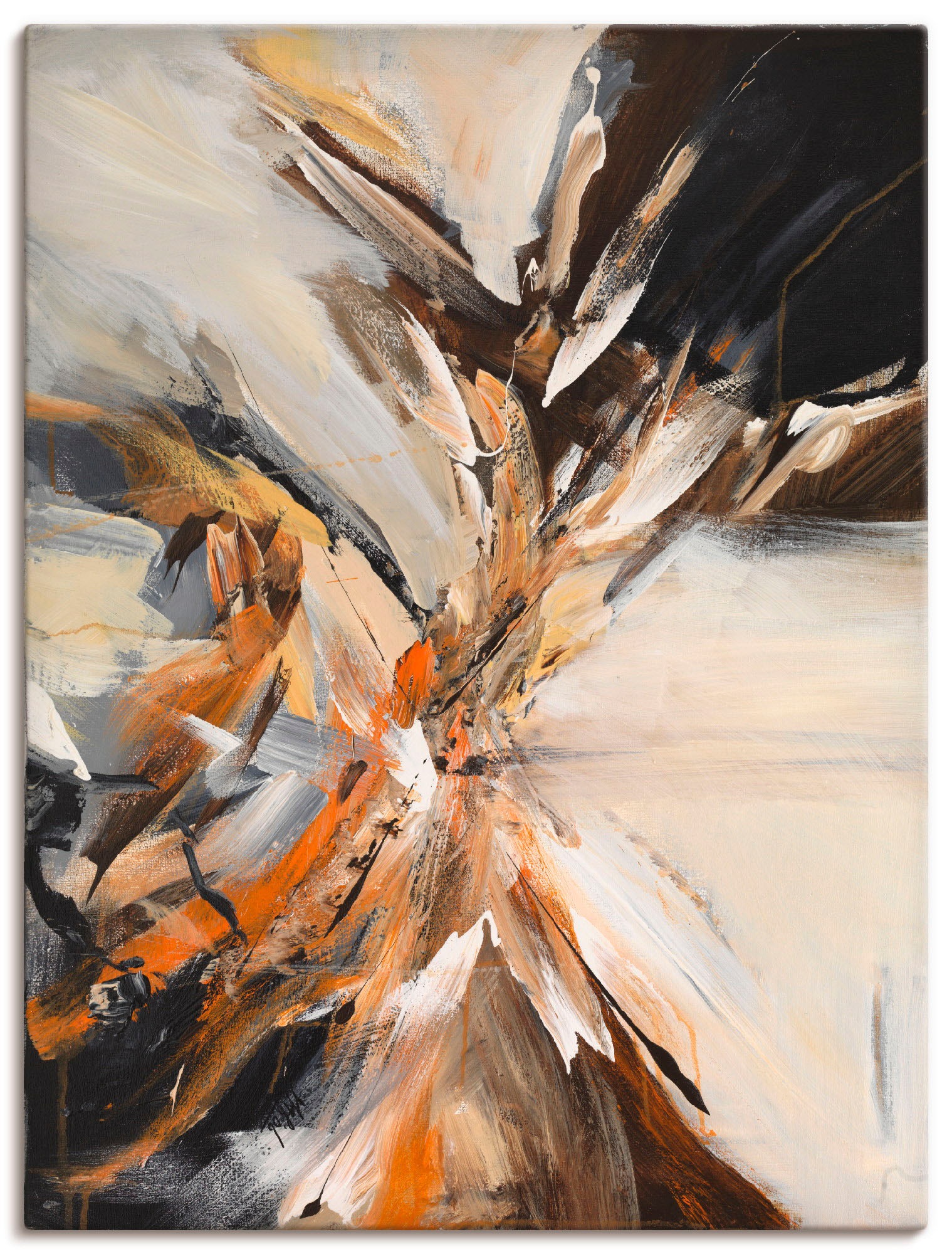 Image of Artland Wandbild »Abstrakt IV«, Gegenstandslos, (1 St.), in vielen Grössen & Produktarten -Leinwandbild, Poster, Wandaufkleber / Wandtattoo auch für Badezimmer geeignet bei Ackermann Versand Schweiz