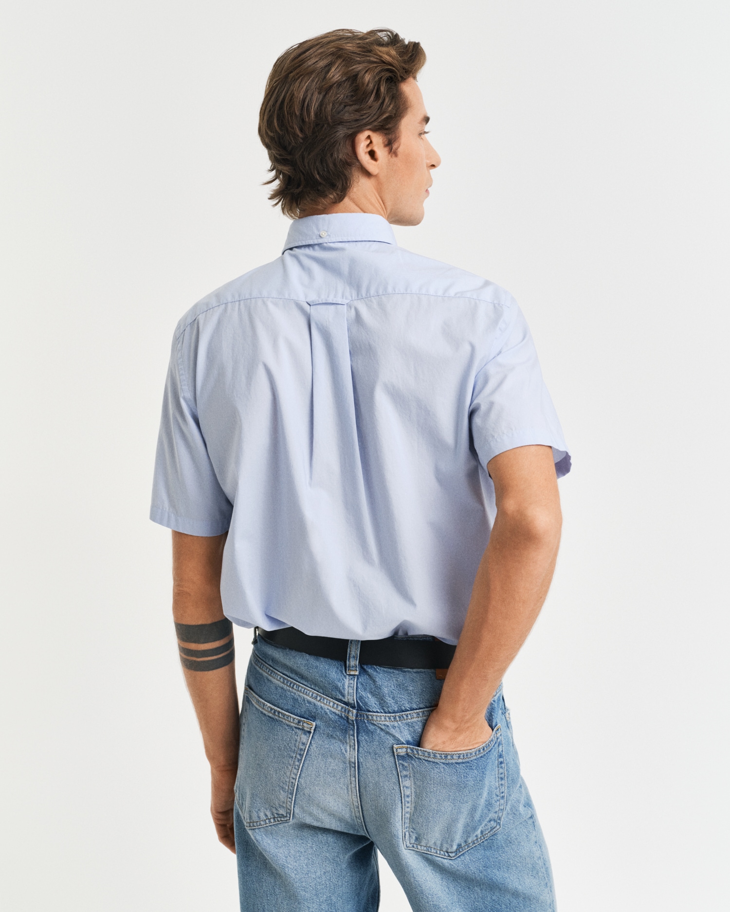 Gant Chemise à manches courtes »Regular Fit Popeline Hemd leicht strapazierfähig pflegeleicht« mit einer kleinen Logostickerei auf der Brusttasche