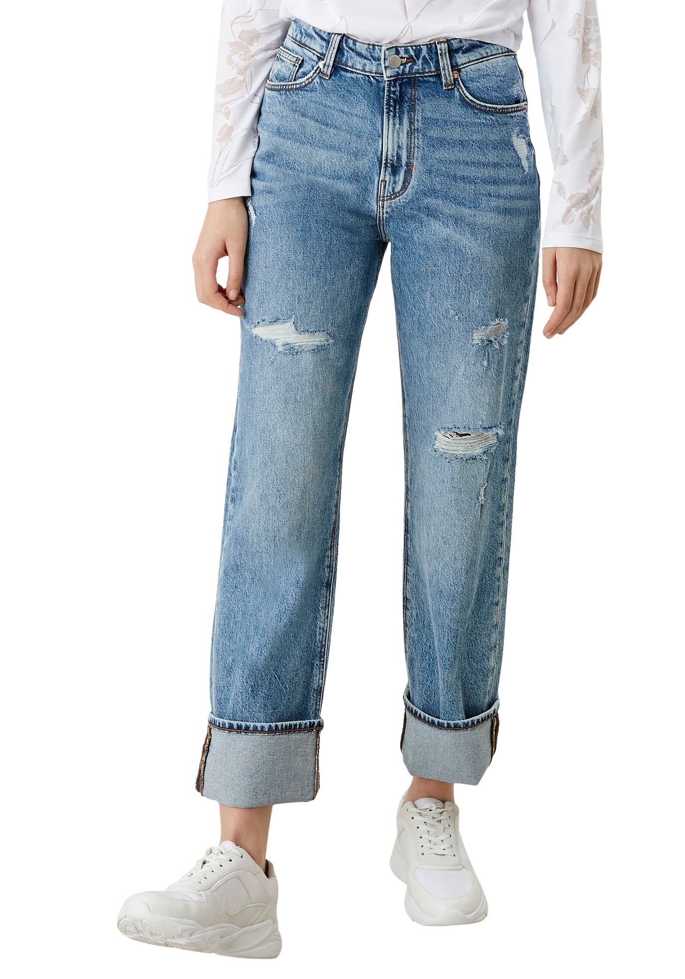 Image of Q/S by s.Oliver Mom-Jeans, im 5-Pocket-Style bei Ackermann Versand Schweiz