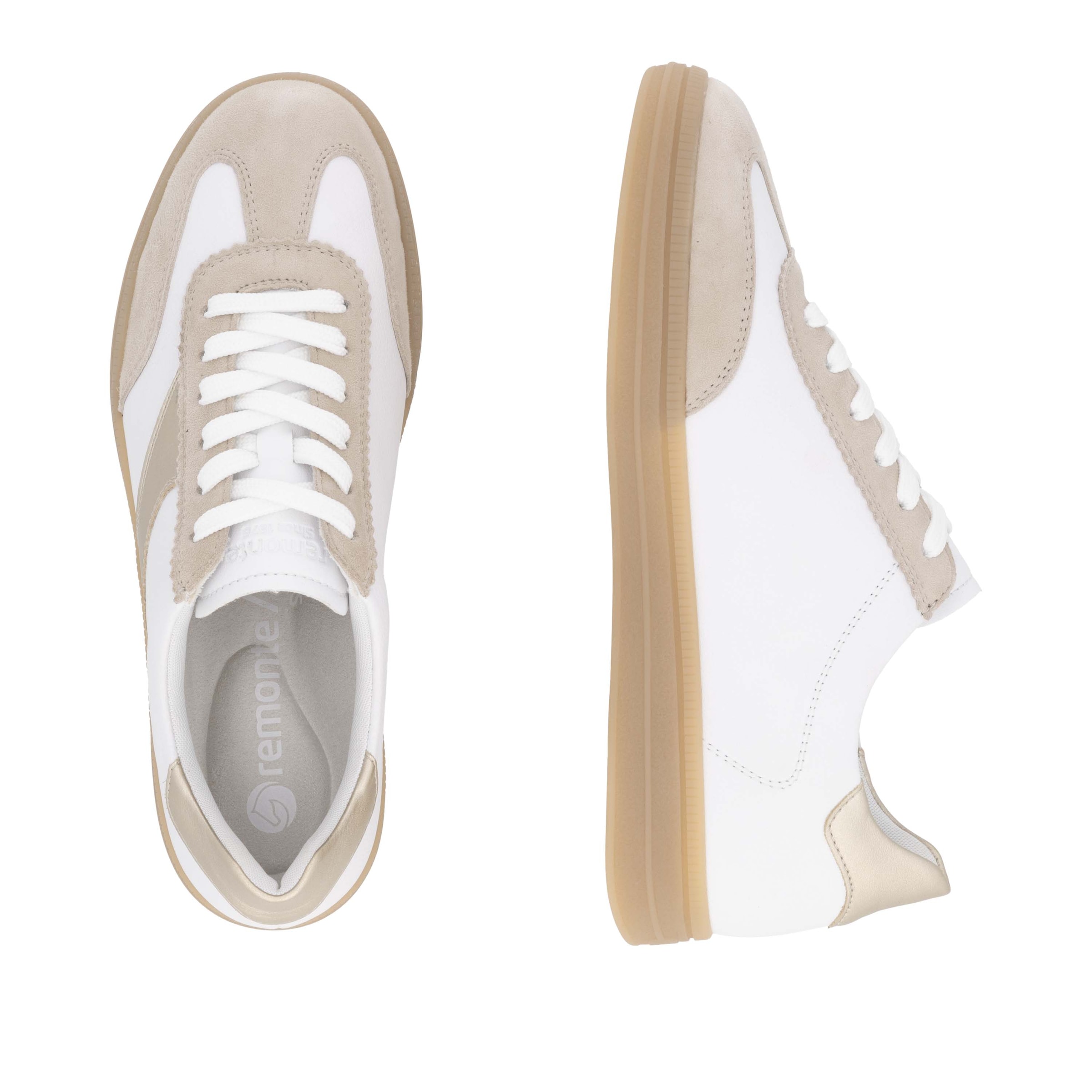 Remonte Sneakers  chaussure de loisirs, chaussure basse, chaussure à lacets avec col rembourré