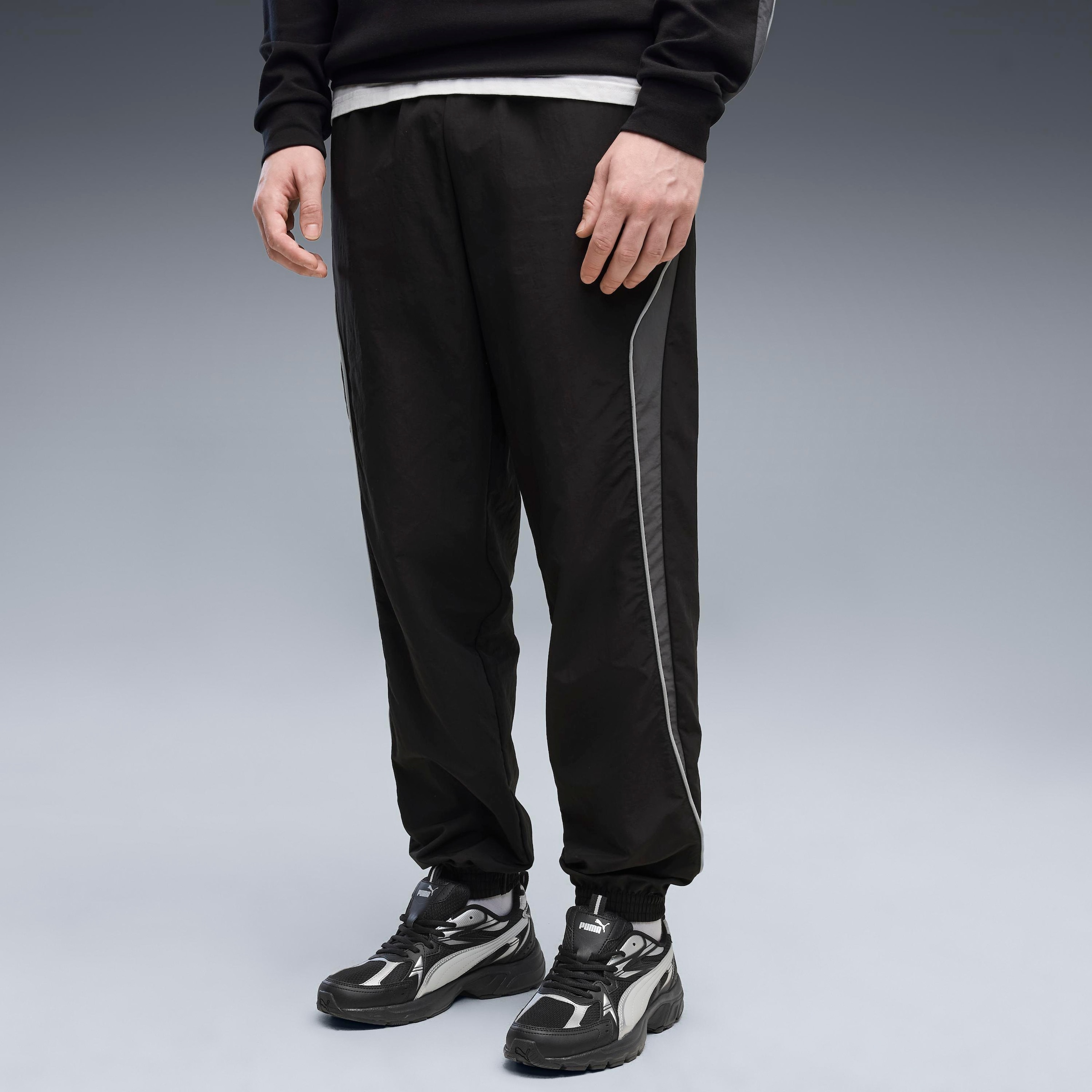 Image of PUMA Trainingshose "SPORT WOVEN TRACK PANTS" Regular Fit, mit Eingrifftaschen