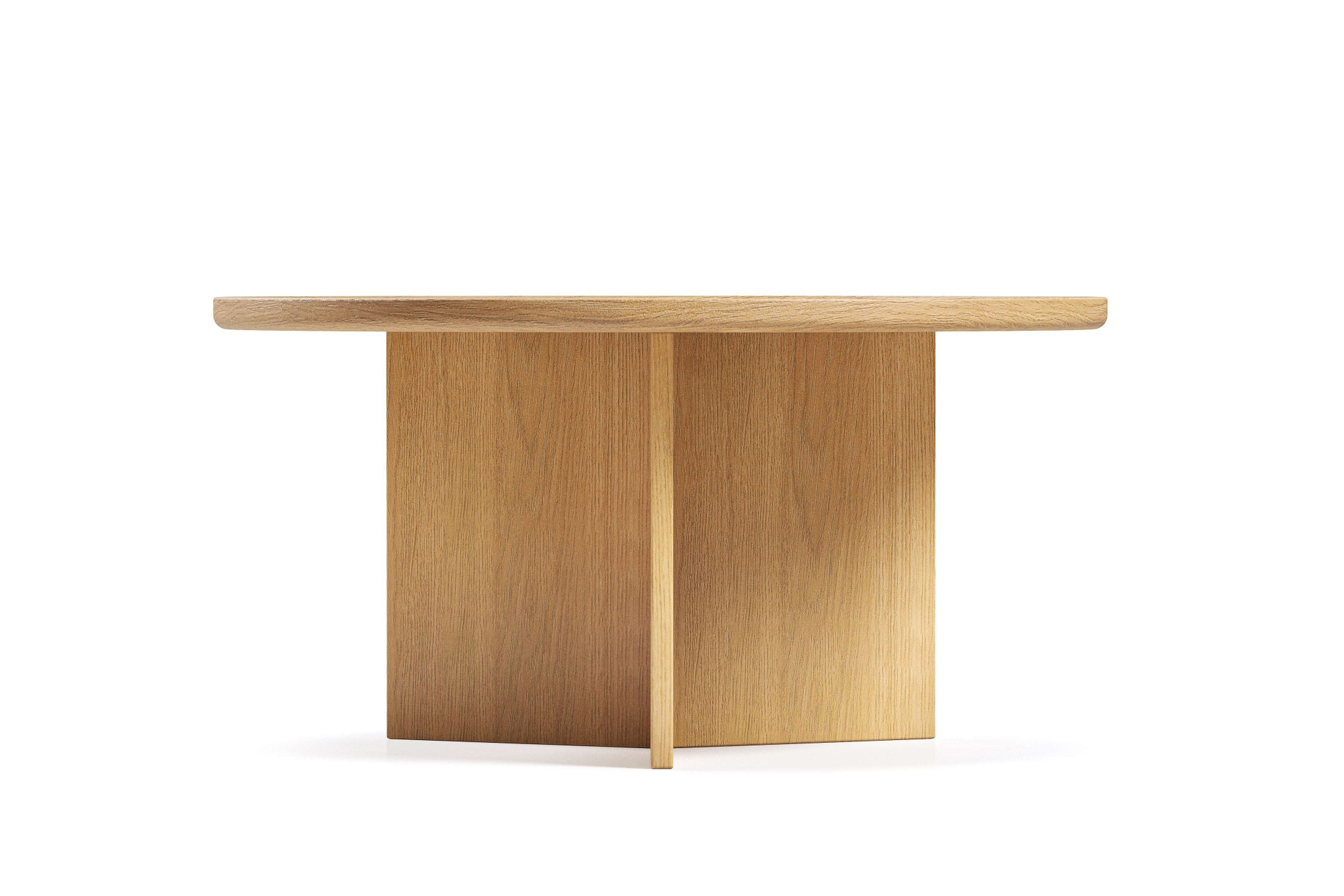 Woodman Table basse »Cala« 83/83/42 cm,  Breite 83 cm, rund, Tischplatte aus massiver Eiche, FSC® zertifiziert