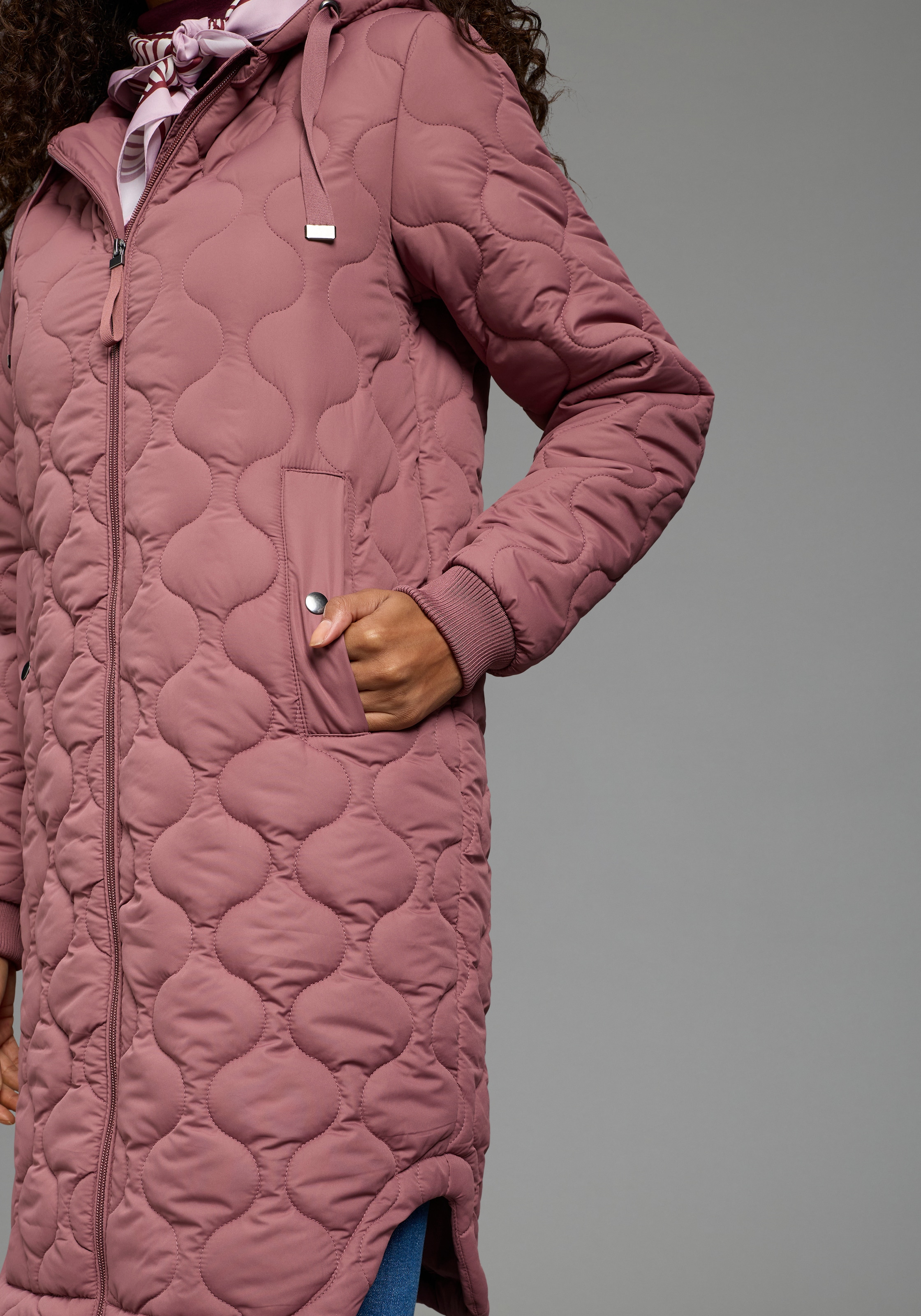 Laura Scott Manteau matelassé avec motif matelassé tendance