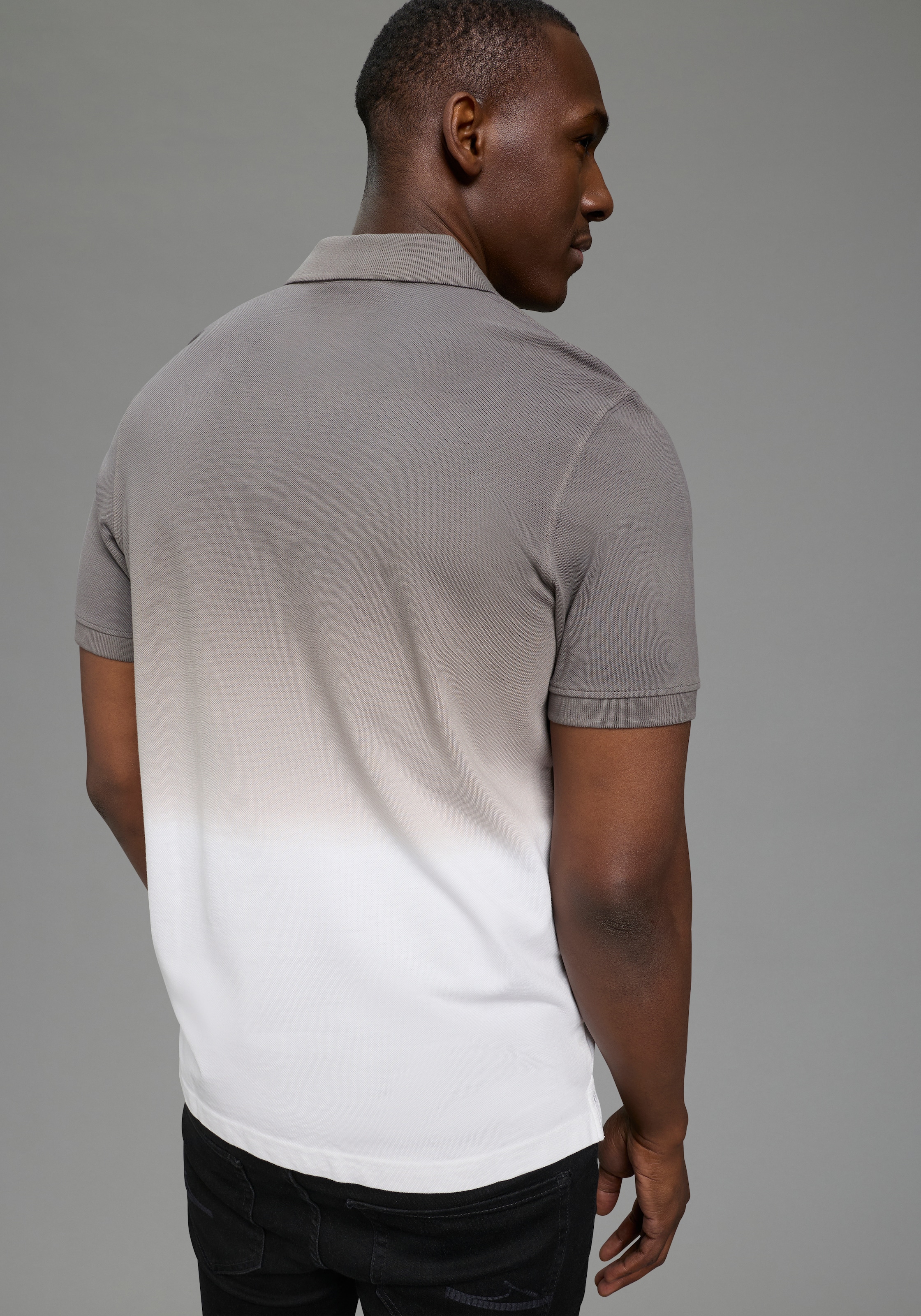 DELMAO Polo manches courtes, motif batik décontracté, col polo
