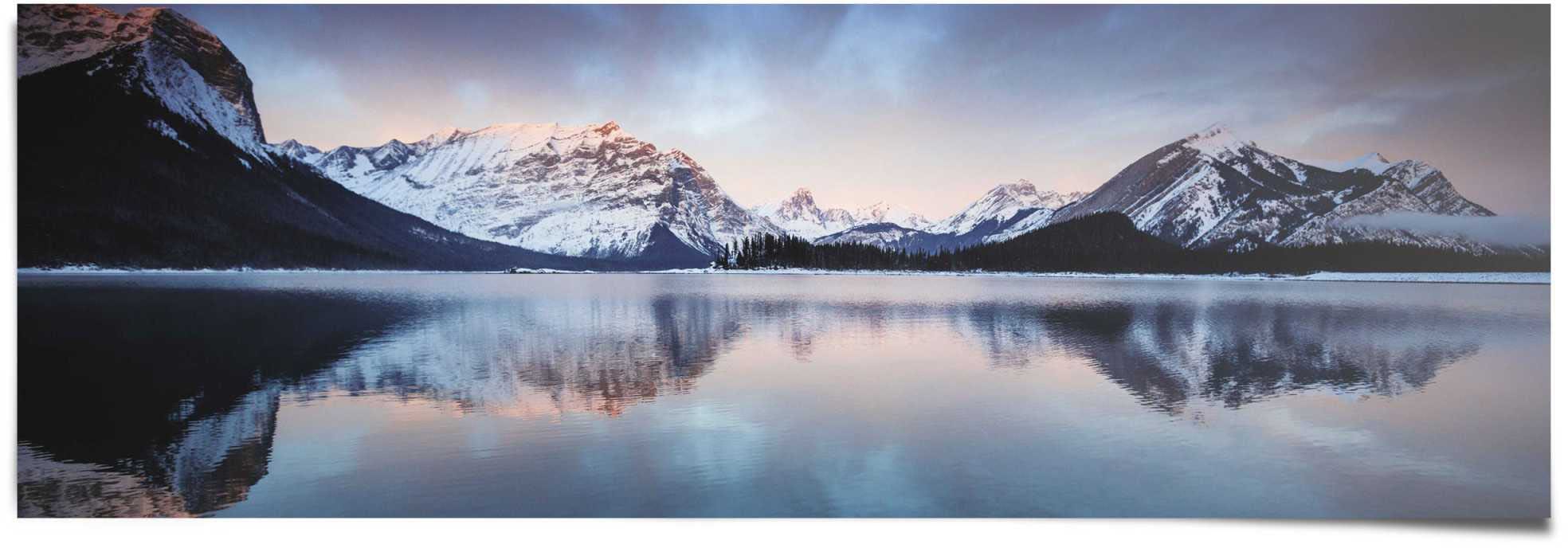 Image of Reinders! Poster »Sonnenaufgang Bergsee«, (1 St.) bei Ackermann Versand Schweiz