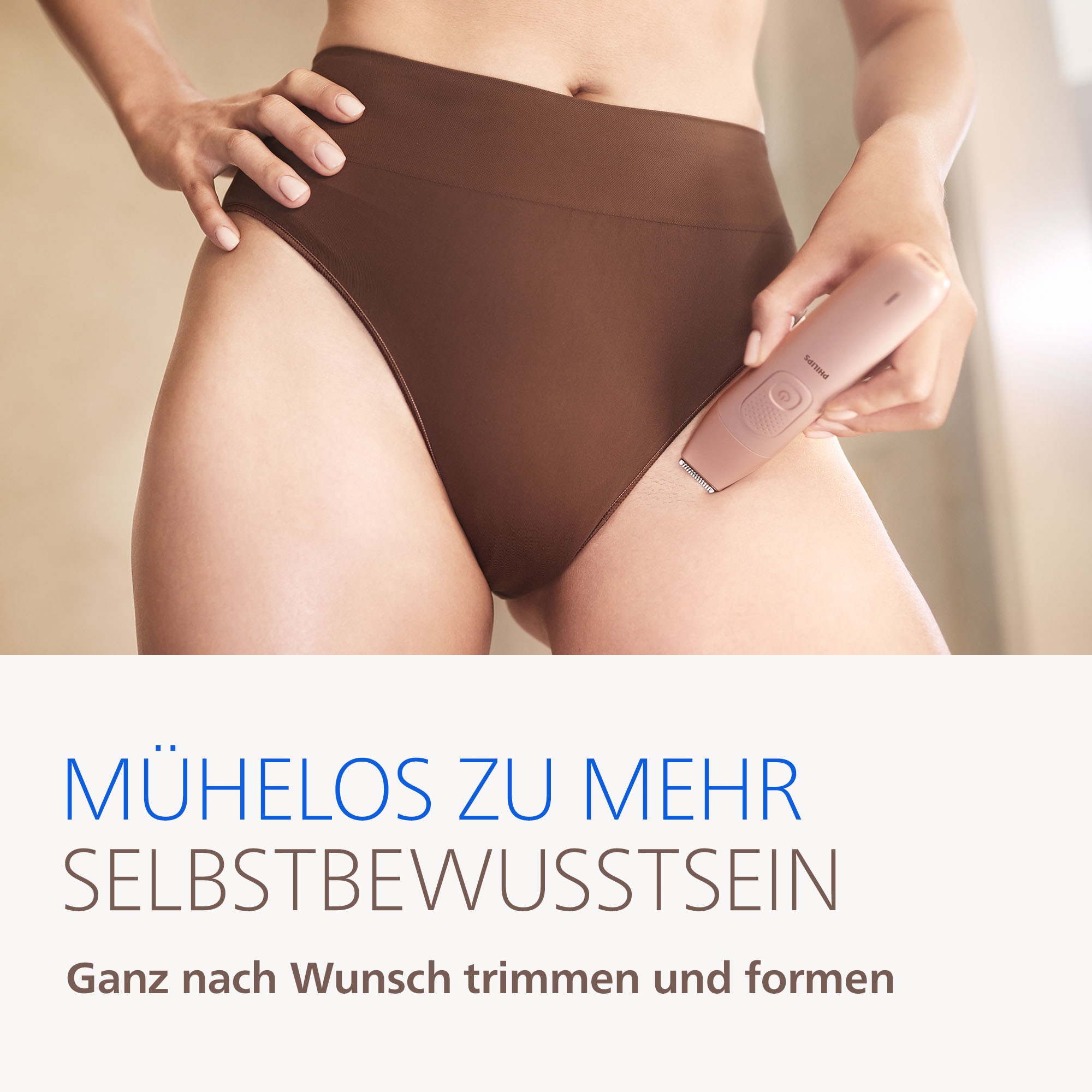 Philips Épilateur »Series 9000 BRE719/00« 7 cuis Aufsätze nass und trocken verwendbar, mit 2 Geschwindigkeitsstufen
