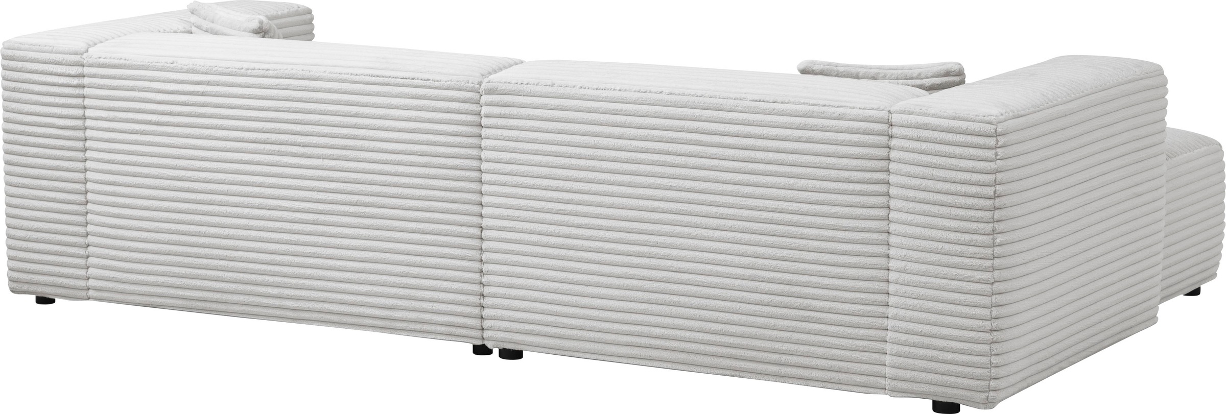 Home affaire Ecksofa »BAKELS, L-Form in Cord oder Boucle-Stoff, moderne Couch« wahlweise Recamiere rechts/links, bequemer Sitzkomfort