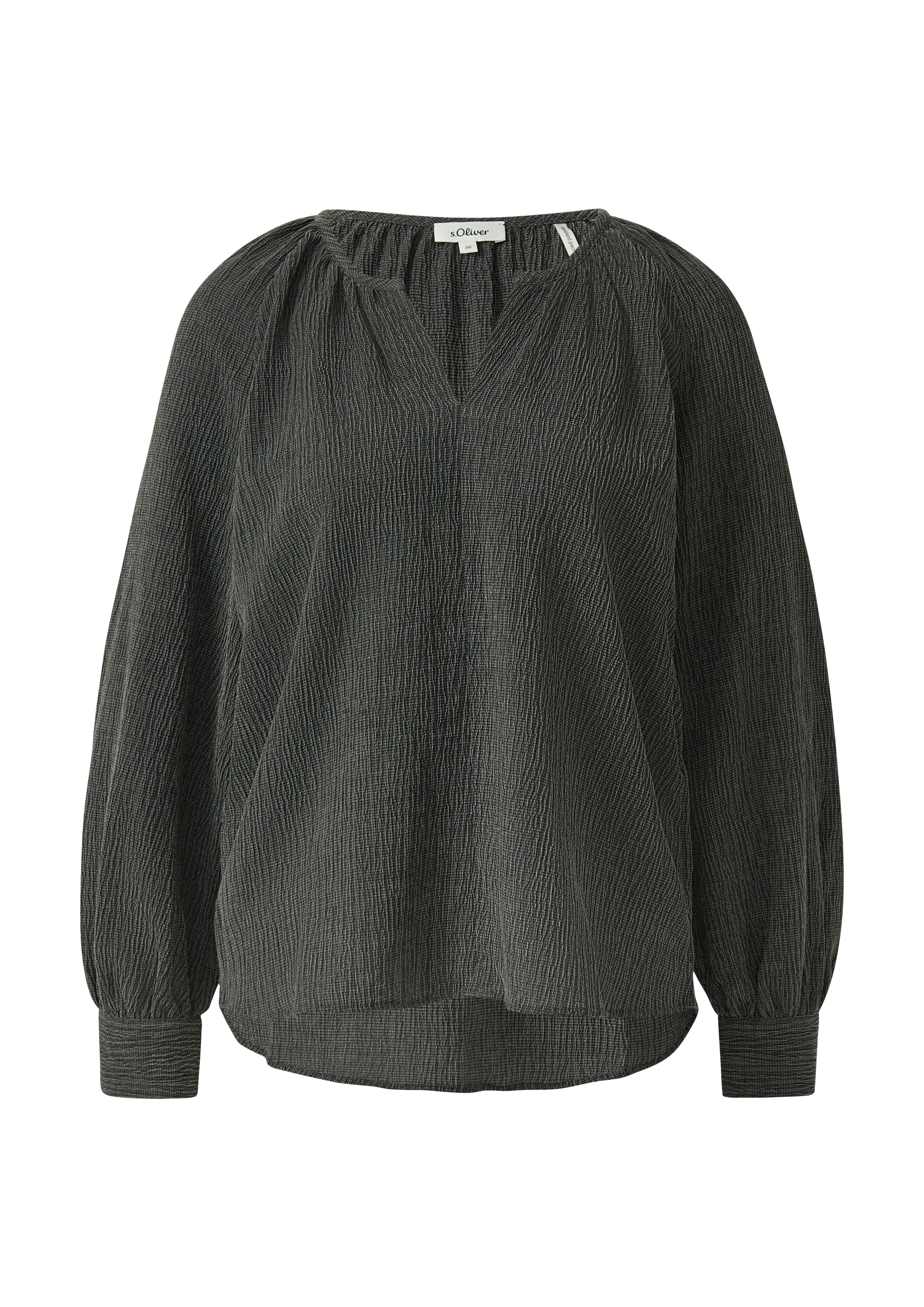 s.Oliver Langarmbluse mit Manschetten