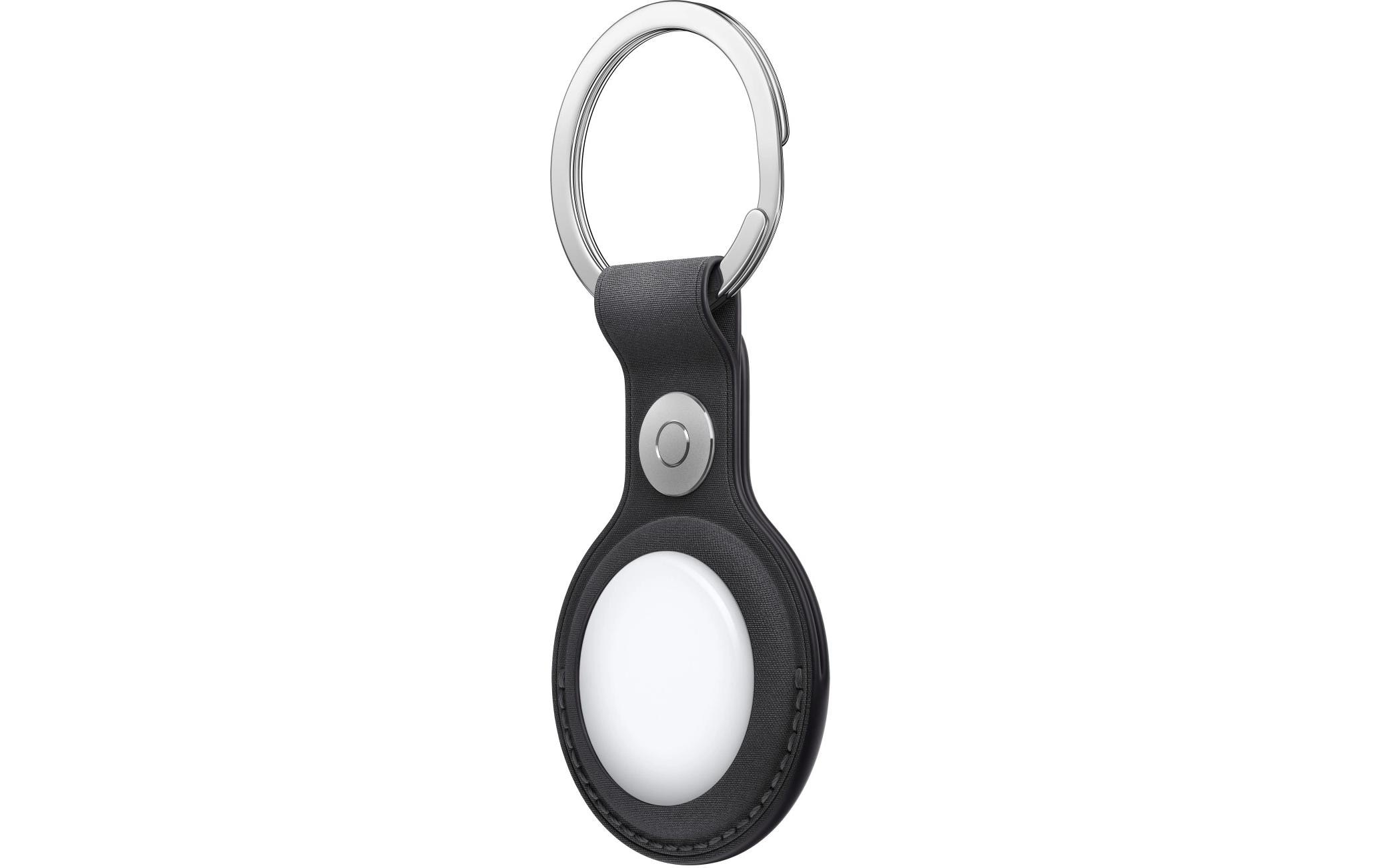 Apple AirTag Schlüsselanhänger aus Feingewebe, Schwarz
