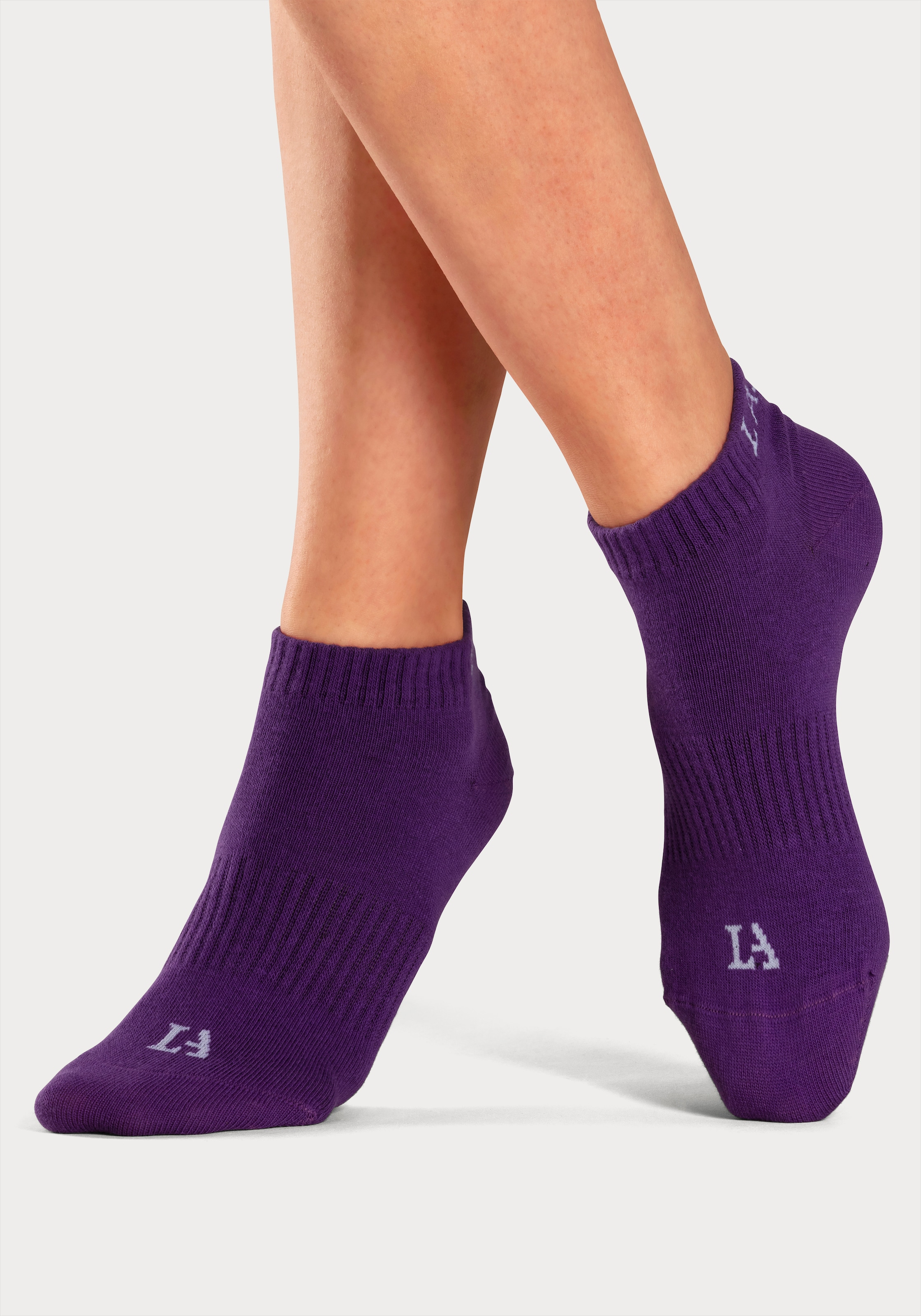 LASCANA ACTIVE Chaussettes de baskets Packung, 6 cuis tlg. mit eingestricktem Marken Logo