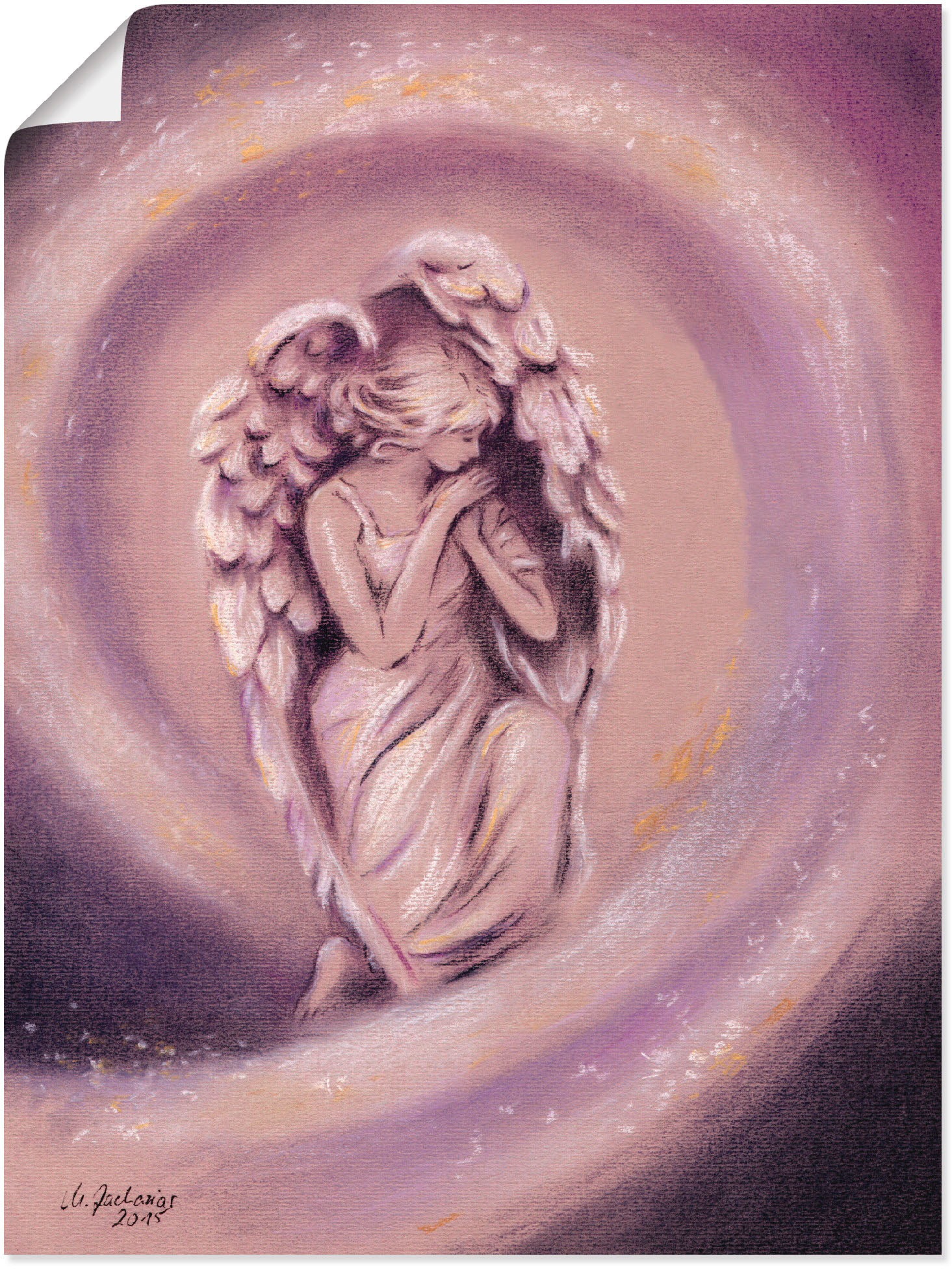 Image of Artland Wandbild »Schutzengel«, Religion, (1 St.), in vielen Grössen & Produktarten - Alubild / Outdoorbild für den Aussenbereich, Leinwandbild, Poster, Wandaufkleber / Wandtattoo auch für Badezimmer geeignet bei Ackermann Versand Schweiz