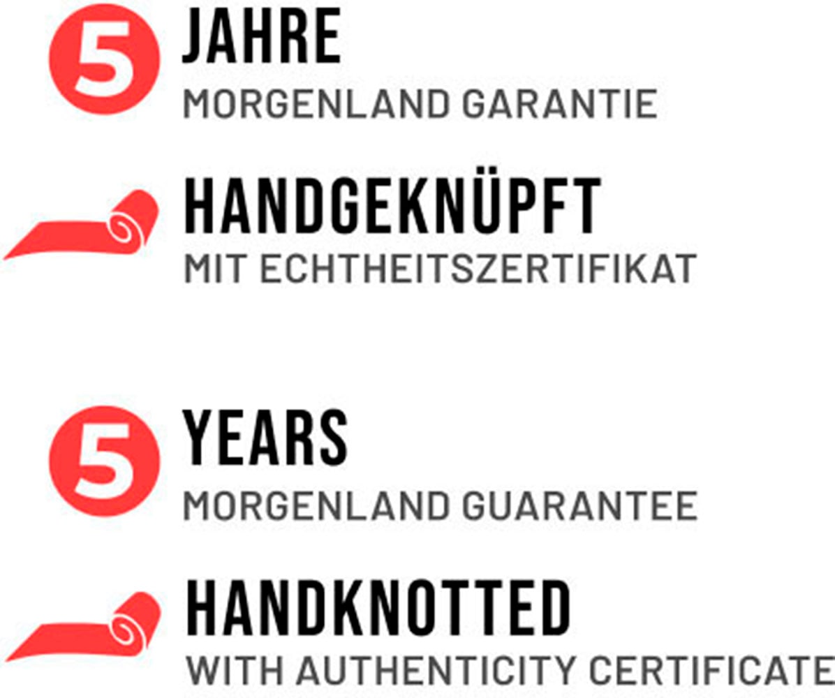 morgenland Hochflor-Läufer »Bidjar Medaillon 200 x 70 cm«, rechteckig, Unikat mit Zertifikat