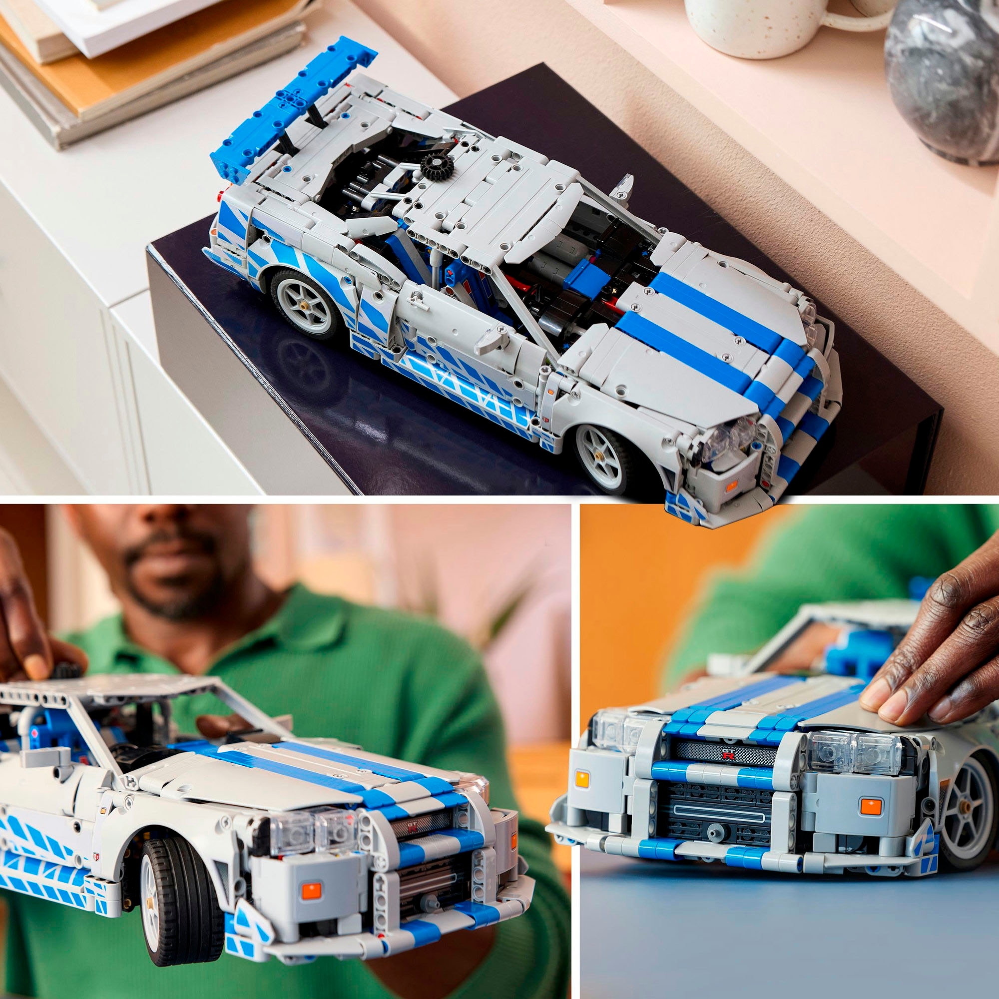 LEGO® Pions de construction »2 Fast 2 Furious Nissan Skyline GT-R (R34) Flitzer (42210)« LEGO Technic; Made in Europe