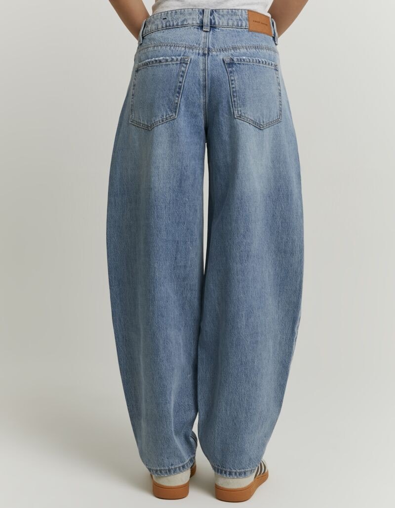 Tally Weijl Jeans taille haute »SPADEJOELLE« Mélange coton, coupe barrel fit