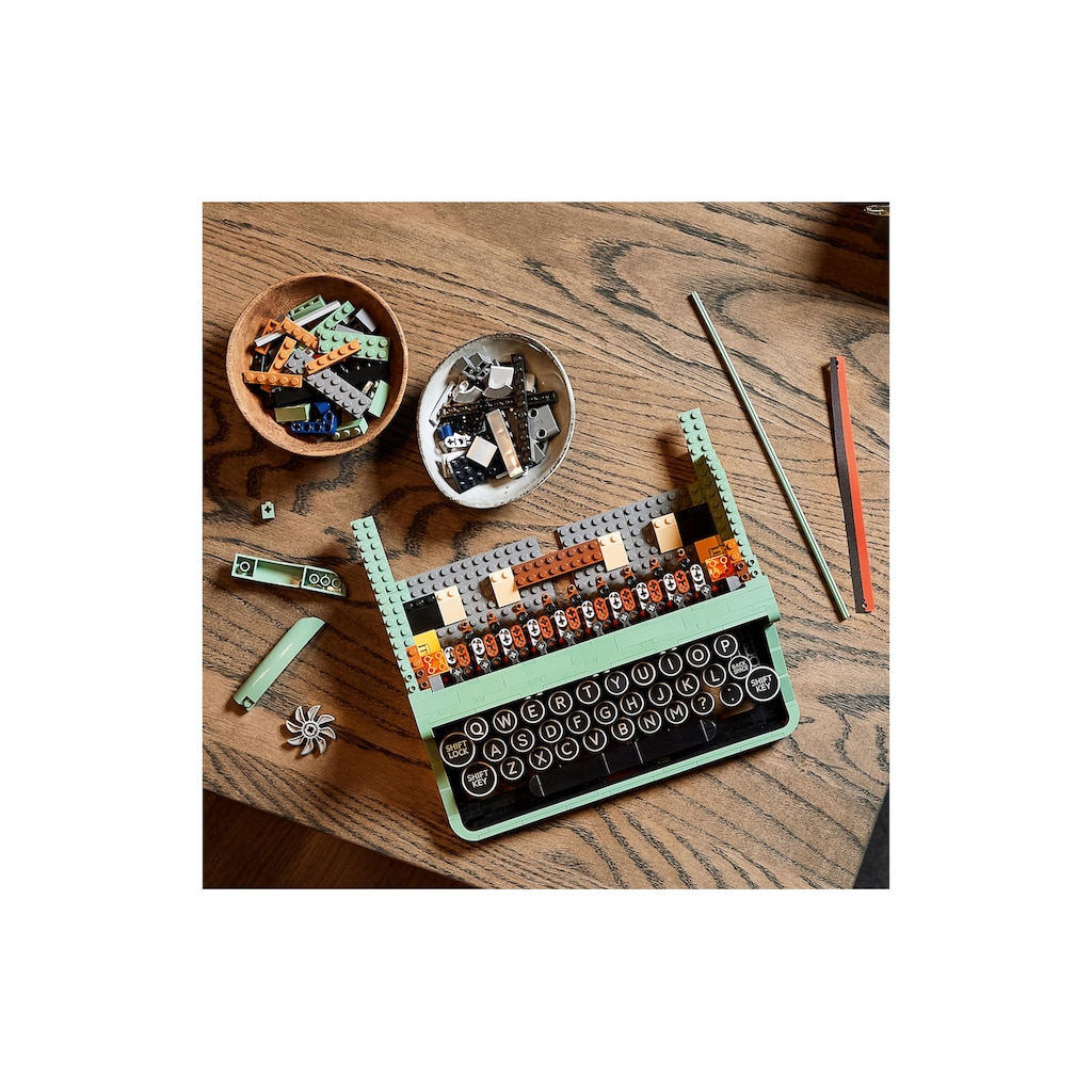LEGO® Spielbausteine »Schreibmaschine 21327«, (2079 St.)