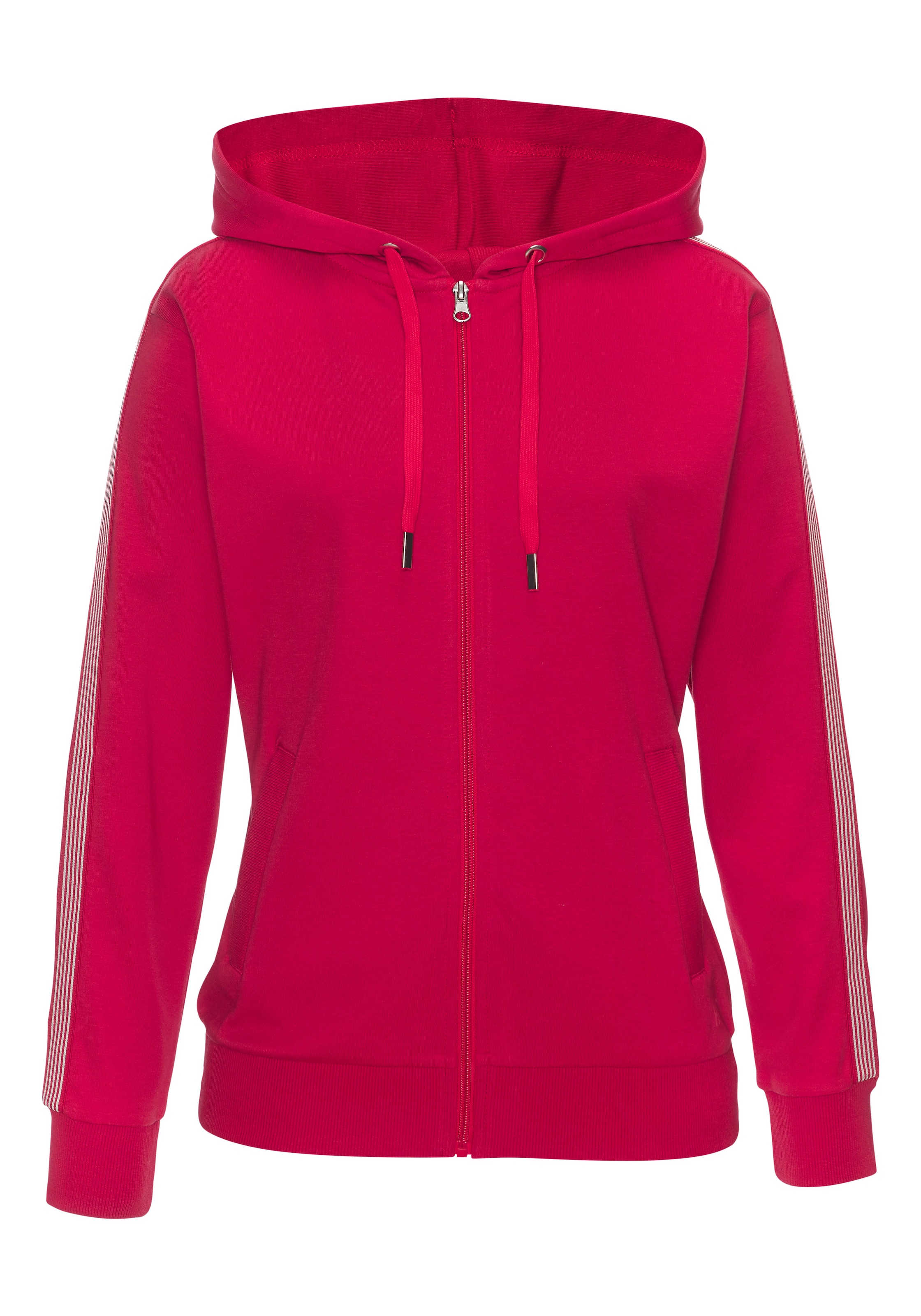 H.I.S Kapuzensweatjacke mit seitlichem Tapestreifen