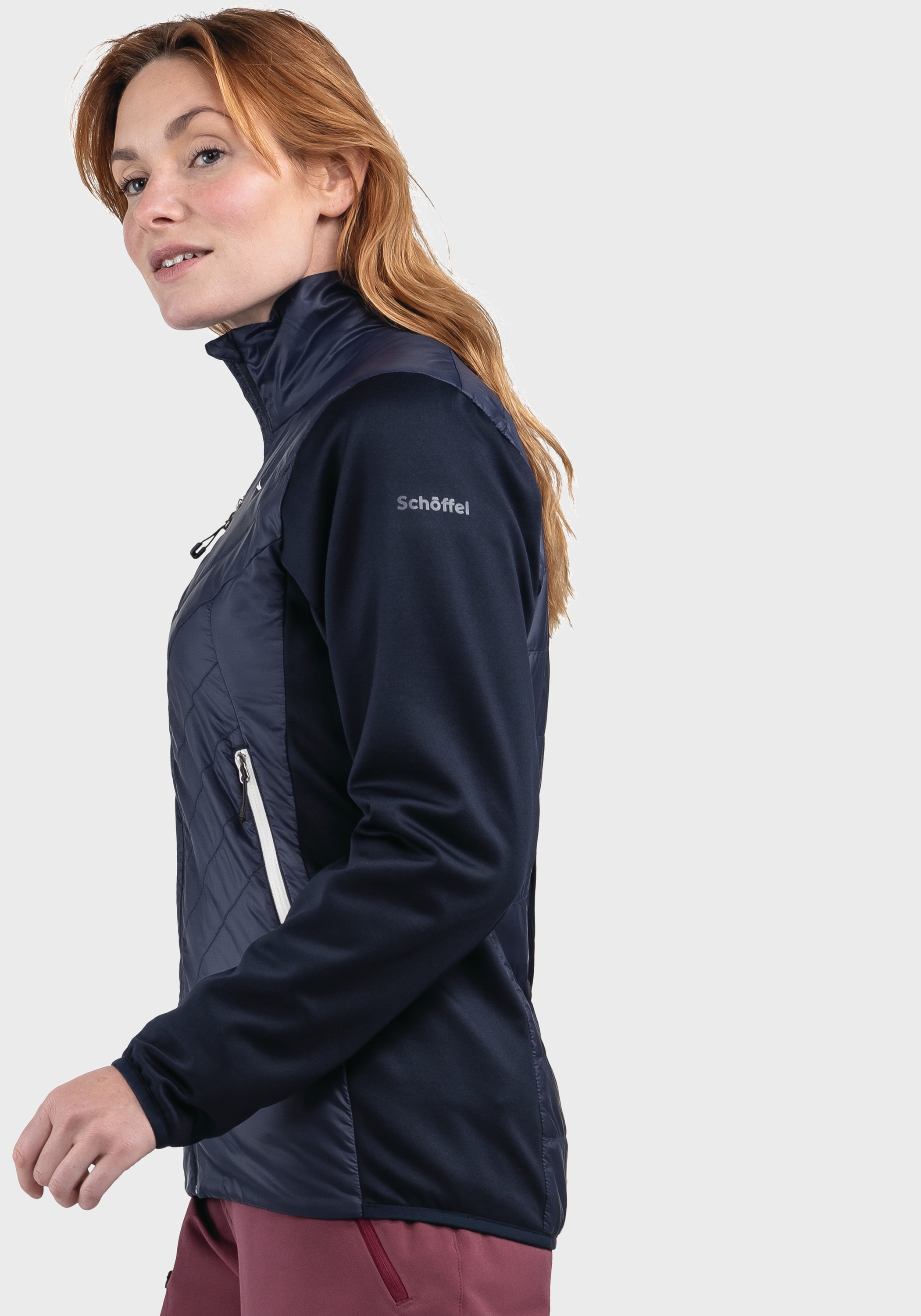 Schöffel Fleecejacke »Hiking Hybrid Jk Style Cascata WMS«, ohne Kapuze