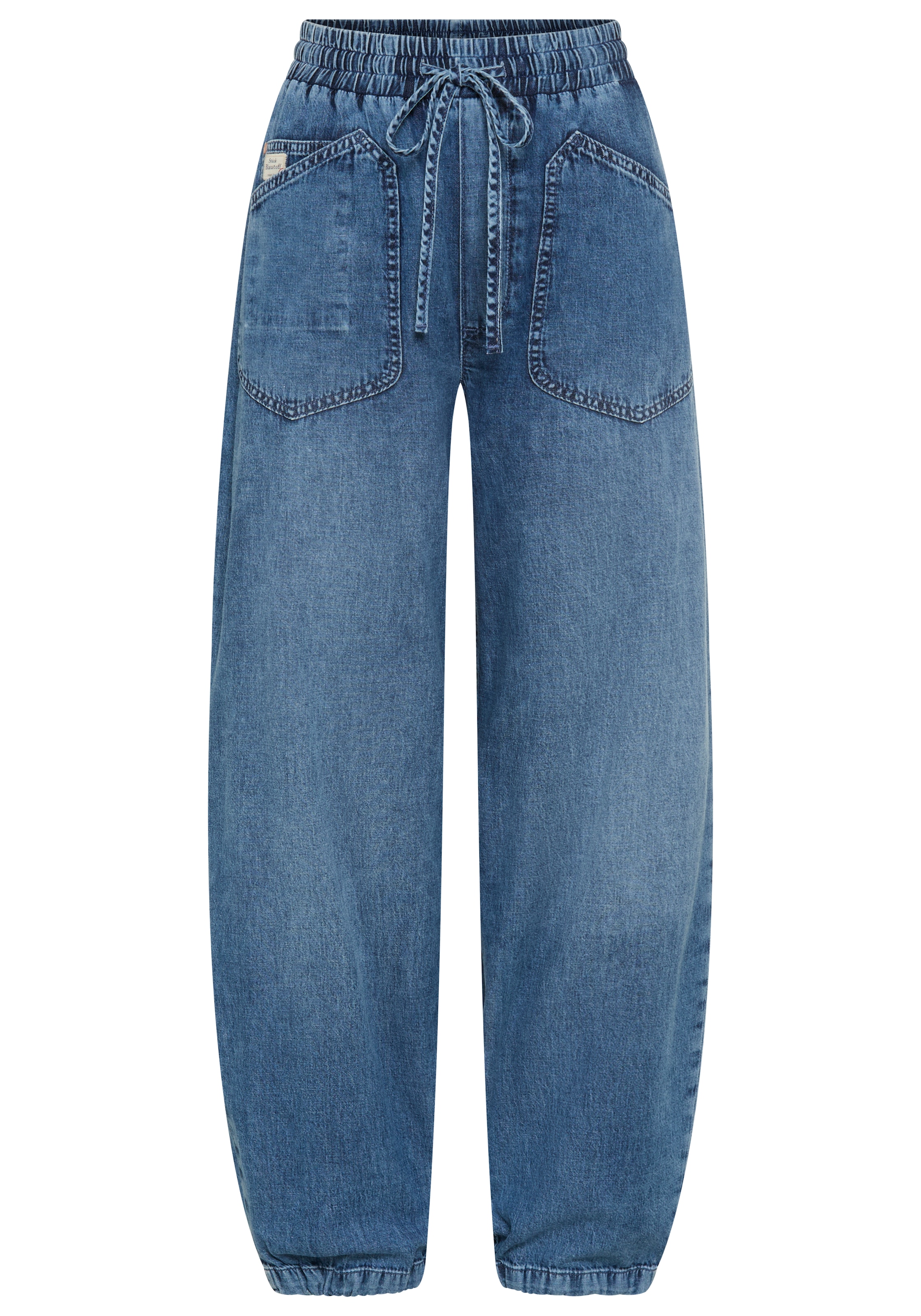Herrlicher Jeans à enfiler »Elinor Denim Light« mit Kordelzug