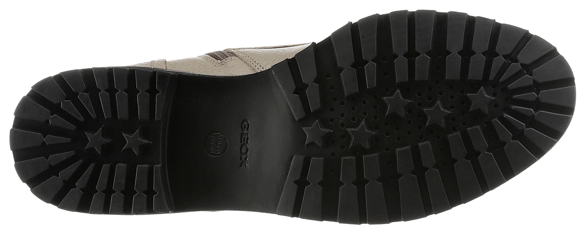 Geox Schnürstiefelette »D HOARA«, Blockabsatz, Schnürboots mit Innenreissverschluss