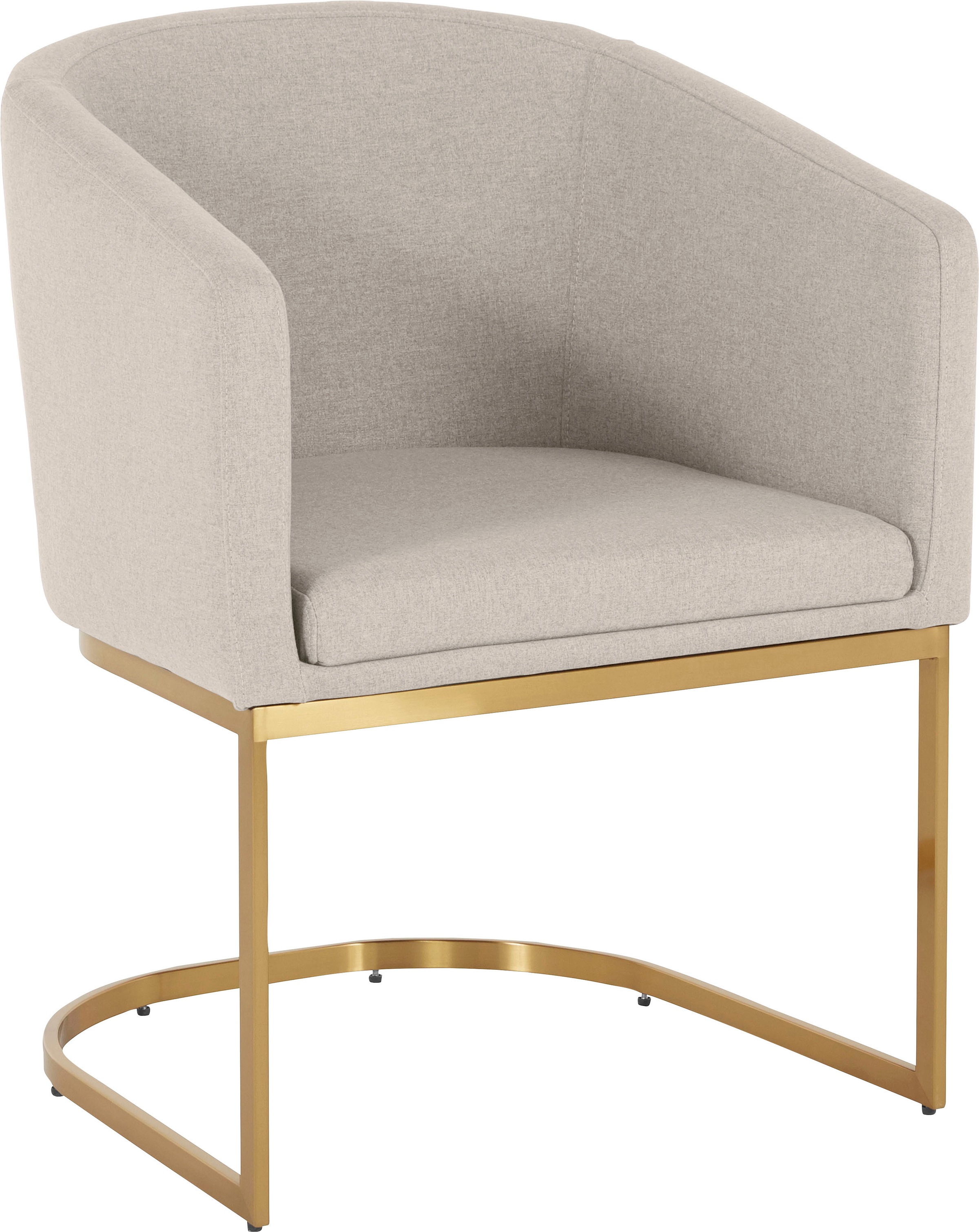 Image of Guido Maria Kretschmer Home&Living Freischwinger »Treelisch«, Feinstruktur, Sitz -und Rücken gepolstert bei Ackermann Versand Schweiz