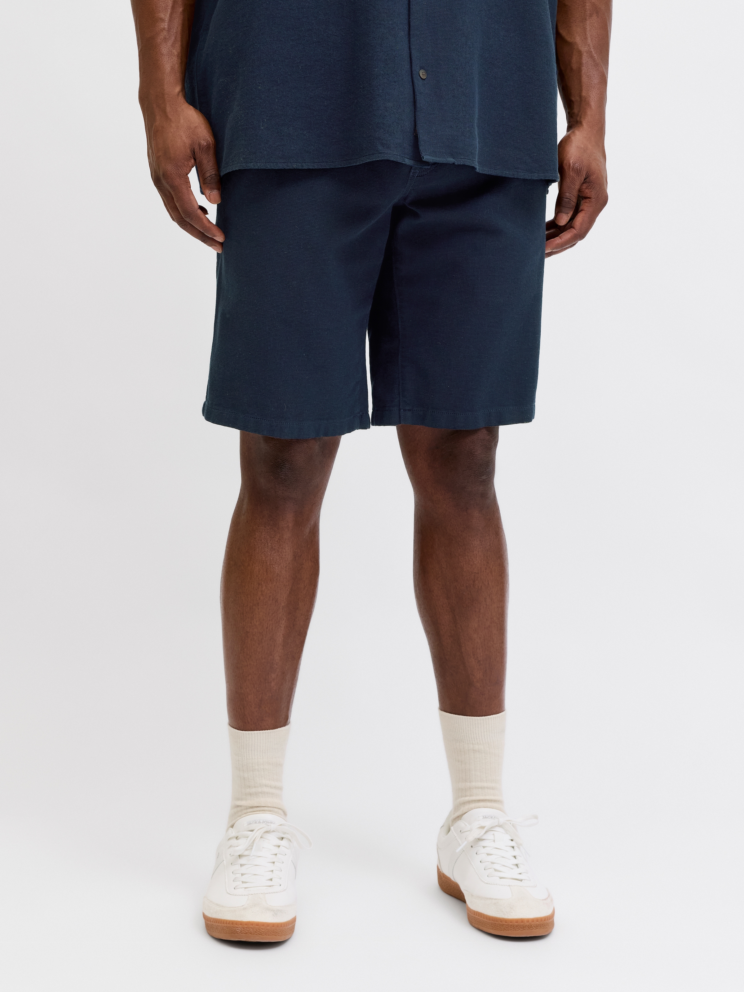 Jack & Jones PlusSize Pantalon de jogging »JPSTJAIDEN WAFFLE RESORT SHORTS PLS«  avec ceinture élastique