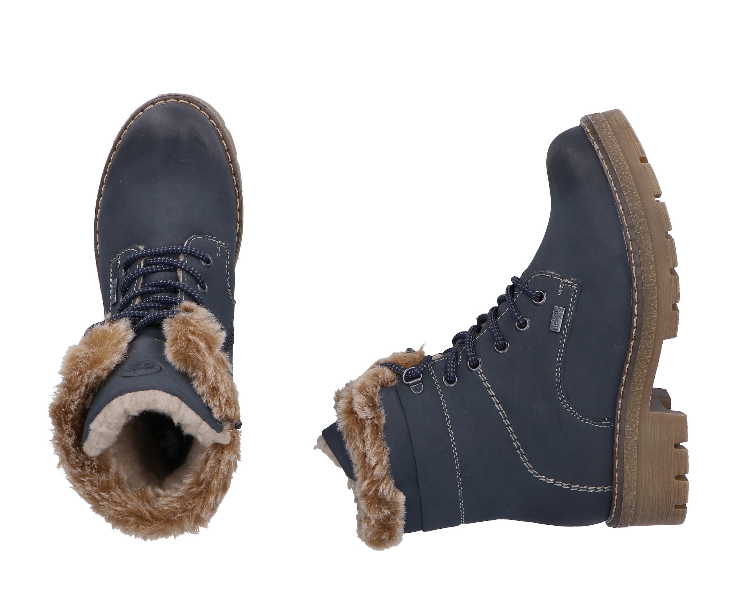 Rieker Bottes d'hiver  bottines à lacets, bottes d'hiver avec membrane imperméable riekerTEX