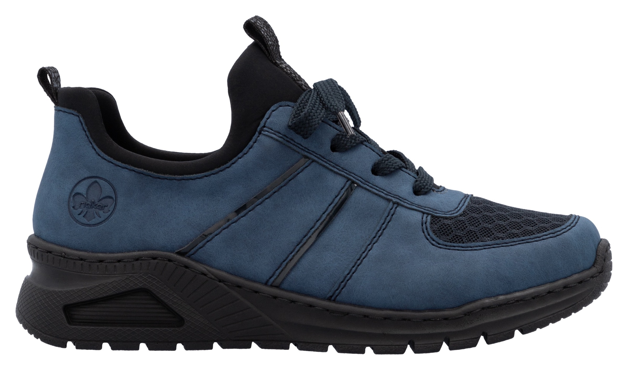 Rieker Slip-On Sneaker, Schlupfschuh, Halbschuh, Freizeitsneaker, weiche MemoSoft-Innensohle