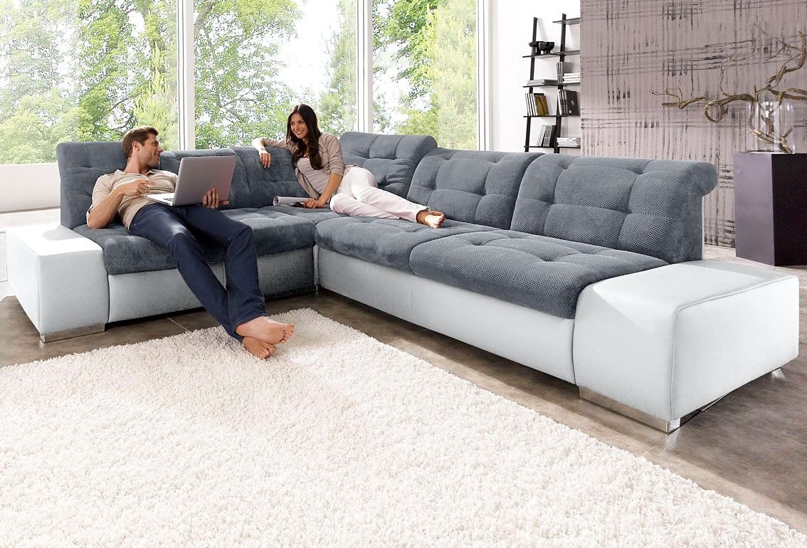 sit&more Ecksofa »Pale L-Form«, inklusive Kopfteilverstellung, wahlweise mit Bettfunktion