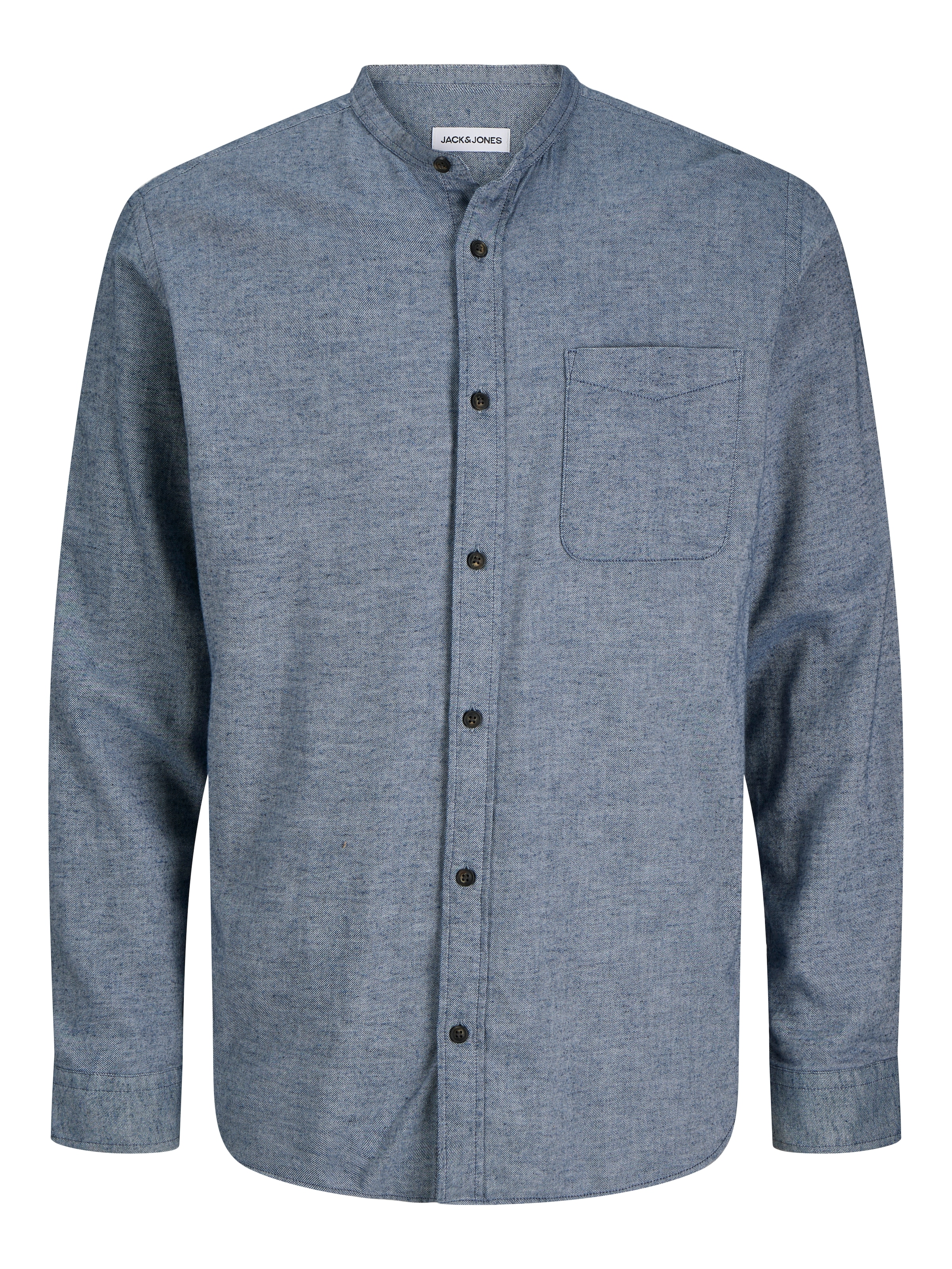 Jack & Jones Langarmhemd »JJEBAND MELANGE SHIRT L/S SN«
