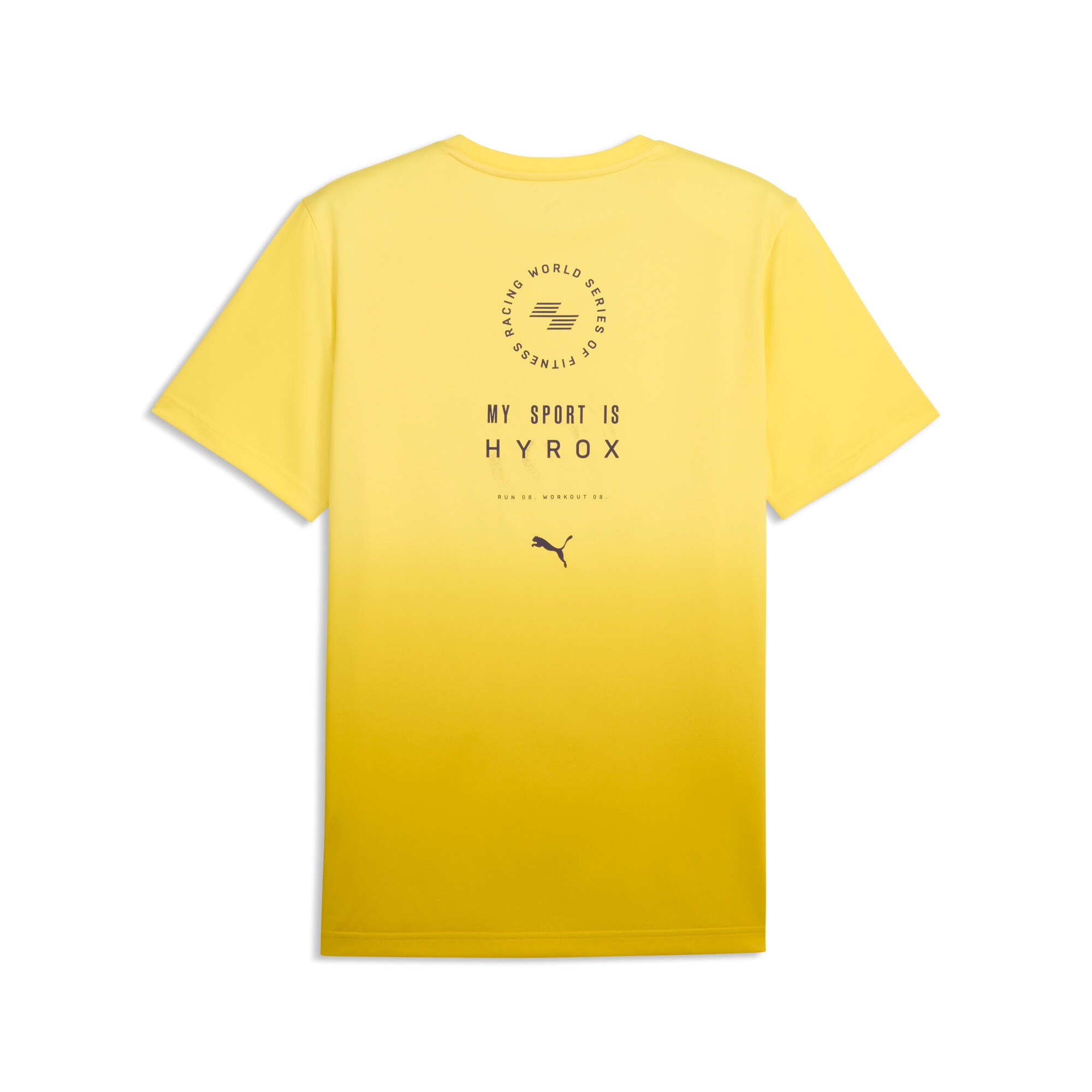 PUMA T-shirt d'entraînement »M  X HYROX POLY GRAPHIC TEE« coupe régulière, manches courtes, pour fitness et activités sportives