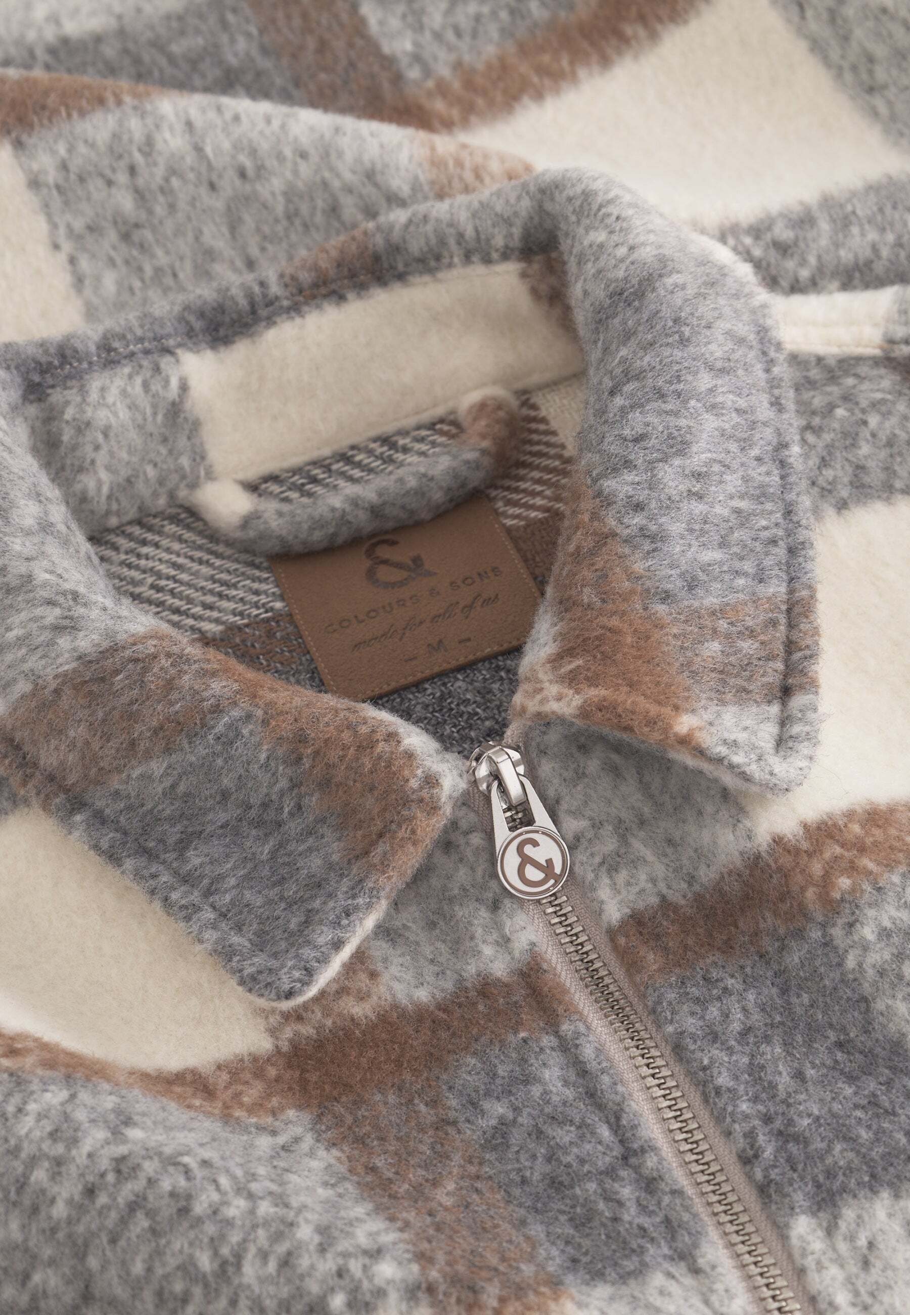 colours & sons Hemdjacke »colours & sons Hemdjacke Worker Jacket Zipped«