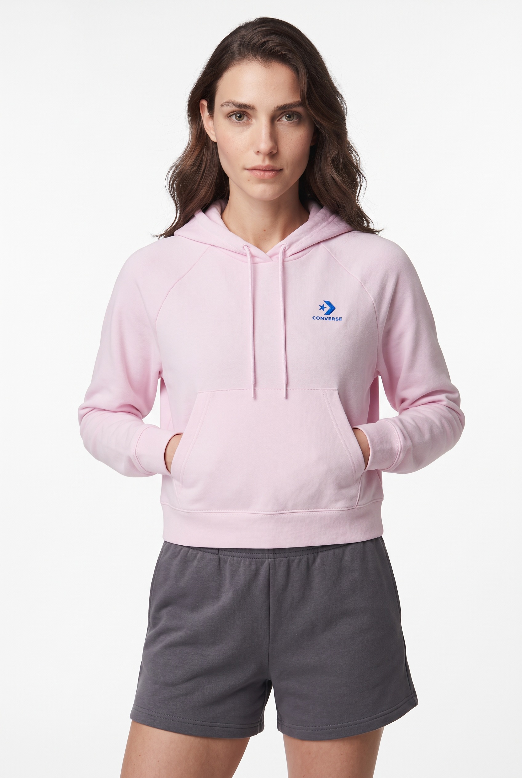 Image of Converse Kapuzensweatshirt, aus Baumwolle und Polyester, angenehm weiche Anmutung