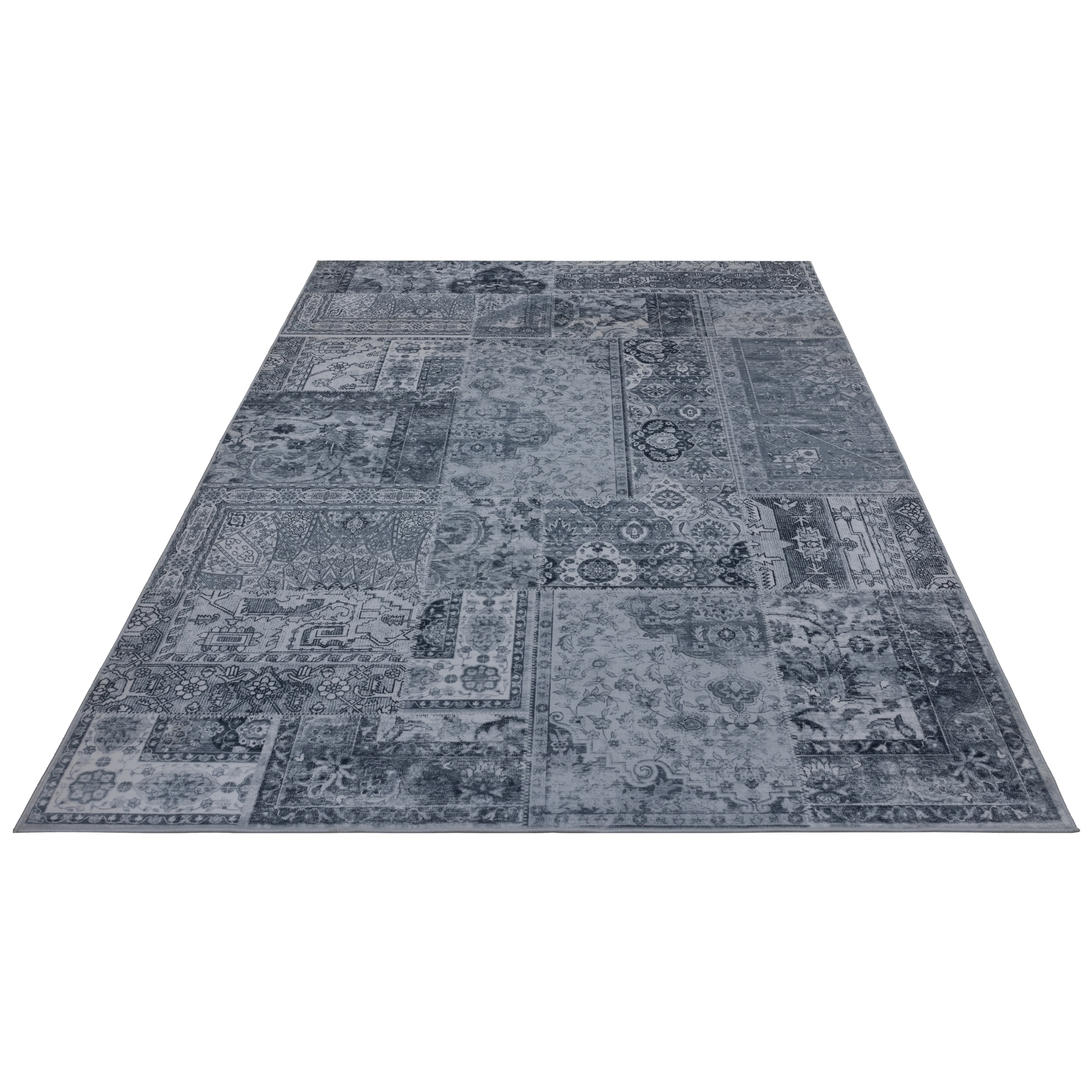 Obsession Teppich »Avantgarde 105« rechteckig 8 mm Höhe modernes Patchwork Design, waschbar, In- und Outdoor, Balkon, Terrasse