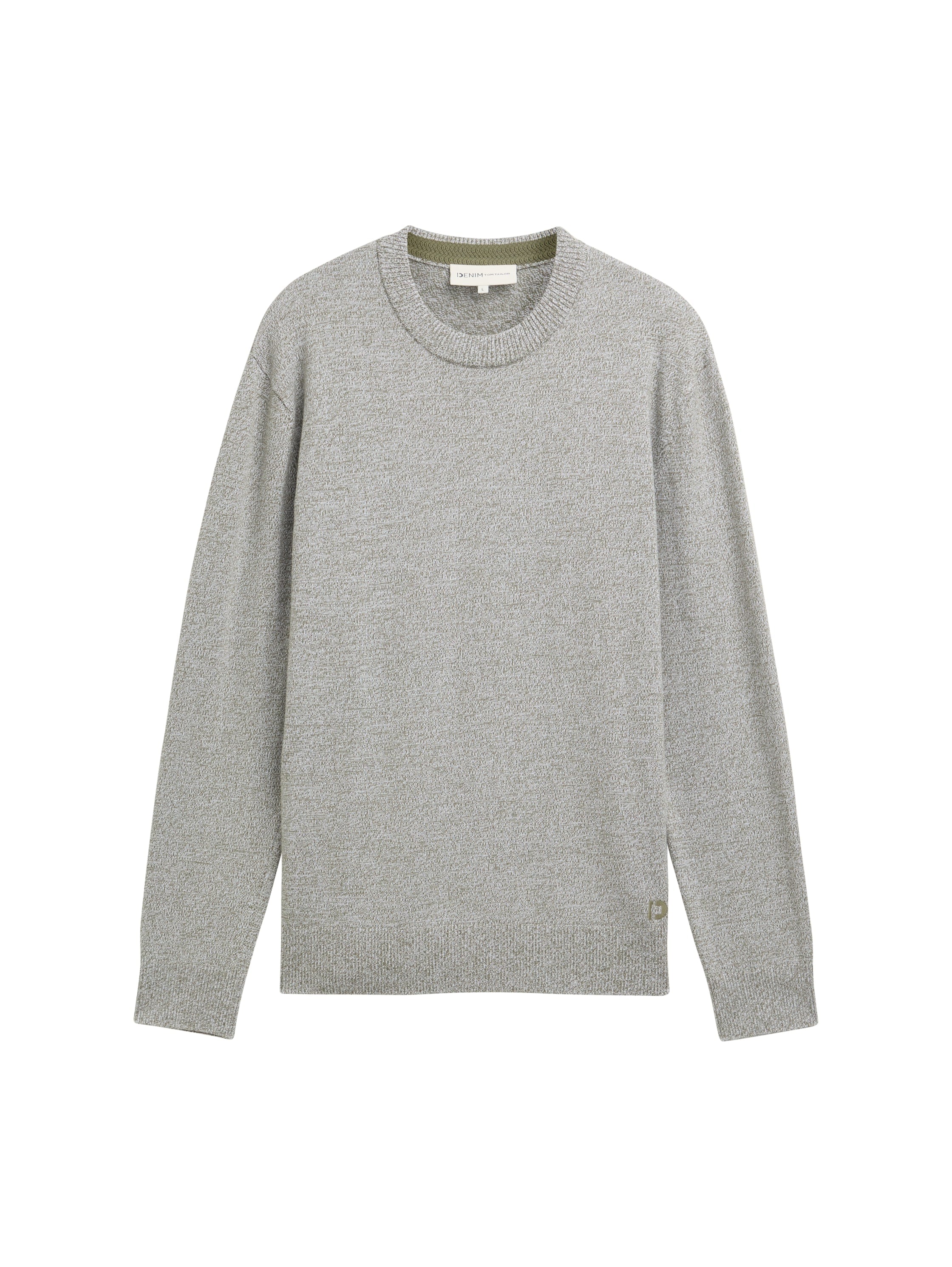 TOM TAILOR Denim Strickpullover, in melierter Optik