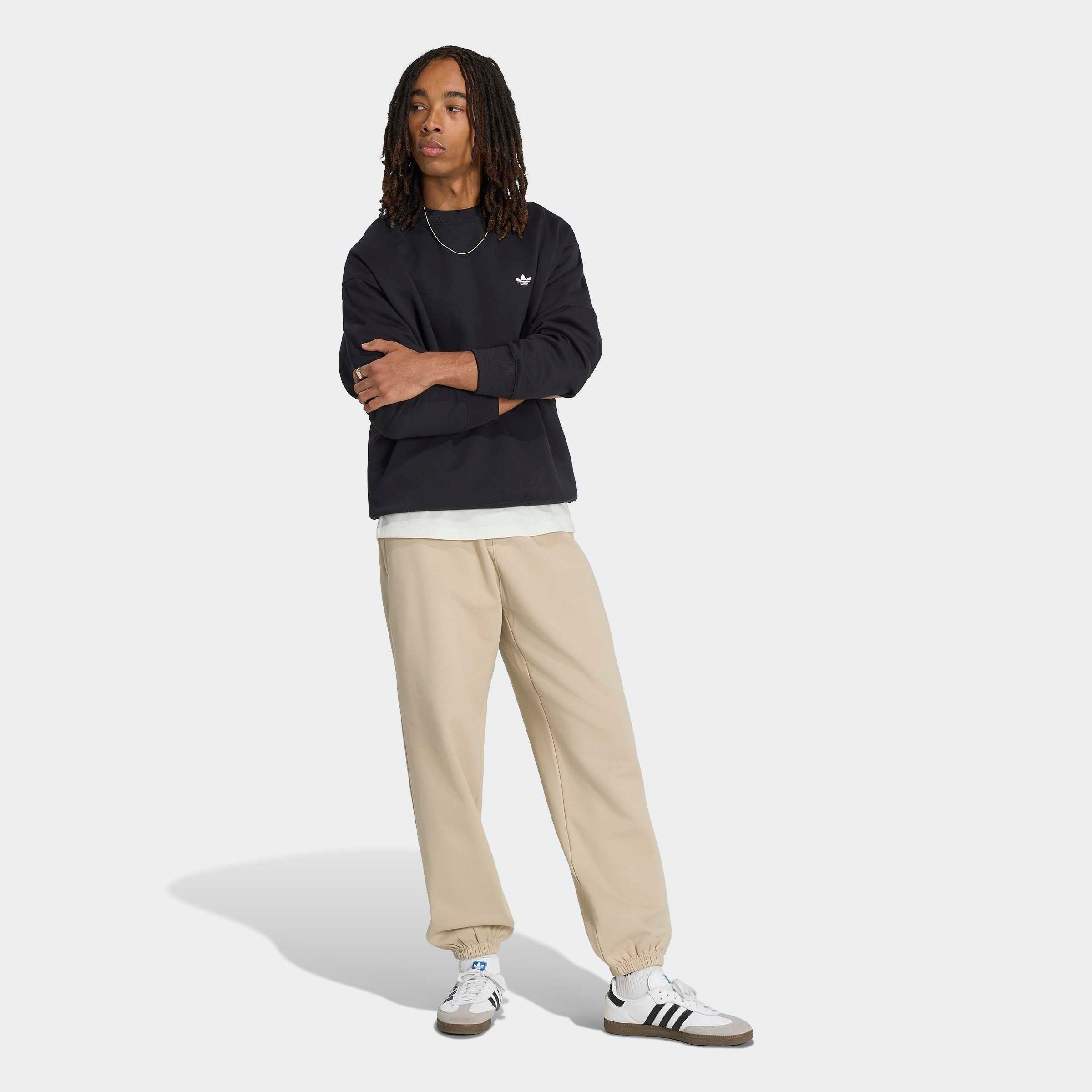 adidas Originals Pantalon de sport »TREFOIL ESSENTIALS, LOCKER GESCHNITTEN, FLEECE«