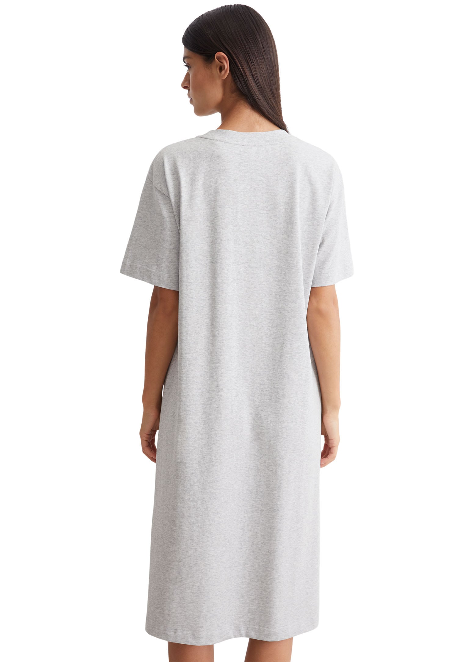 Marc O'Polo Nachthemd »Heavy Jersey-Woven«, mit hohen Seitennaht-Schlitze