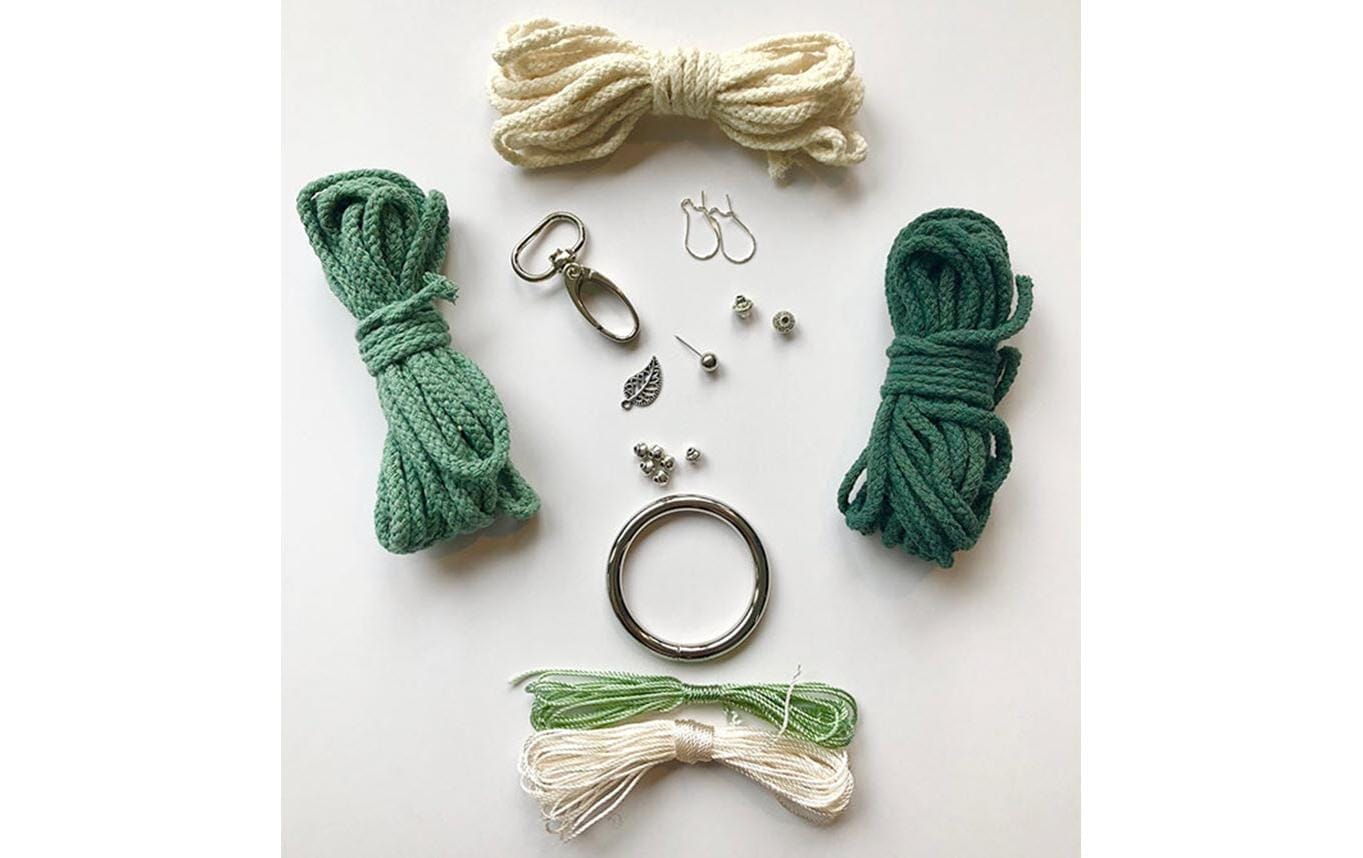 Frech Verlag Kreativset »Bastelset Schmuck Makramee Choose Happy«