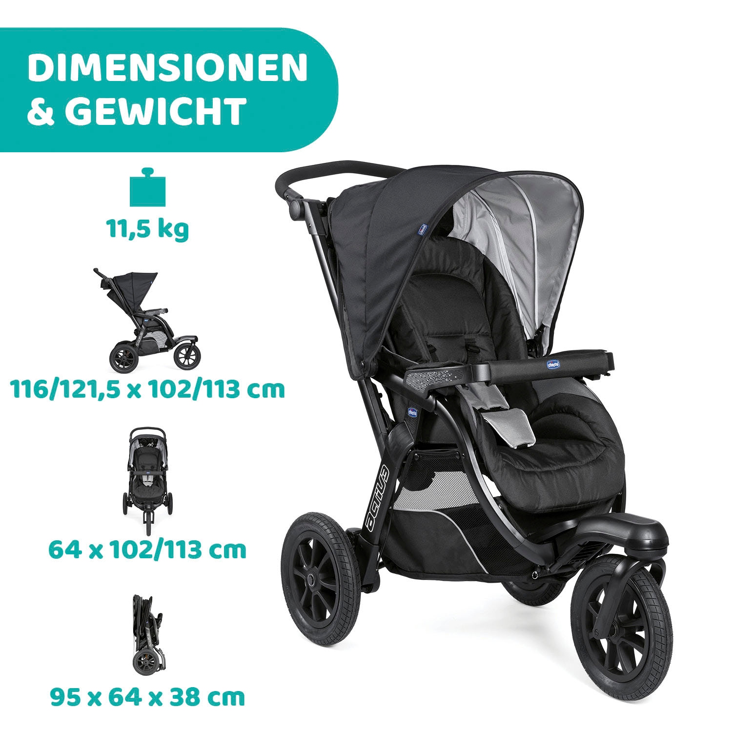 Chicco Kombi-Kinderwagen »Activ3«