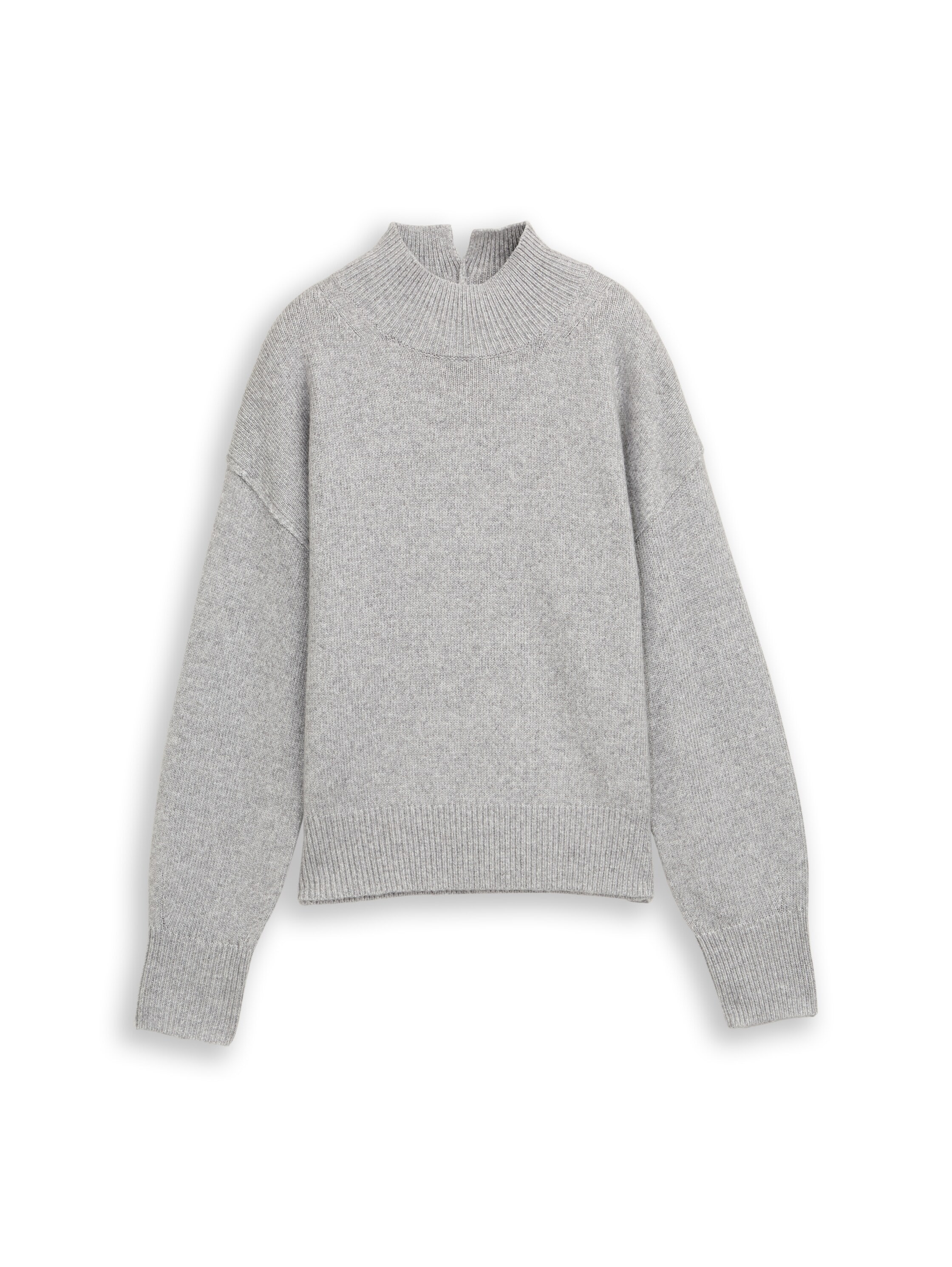 TOM TAILOR Pull en tricot avec bord-côte côtelé